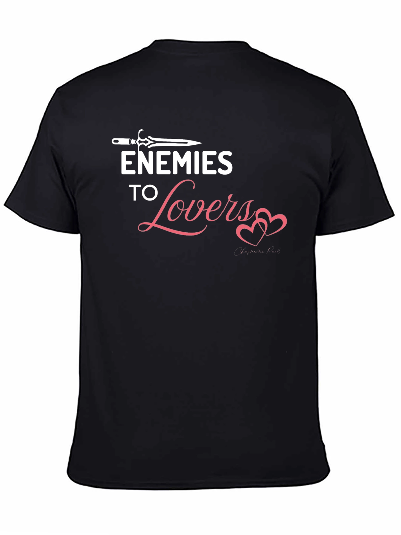 Enemies to Lovers Graphic Tee - Black Cotton T-Shirt