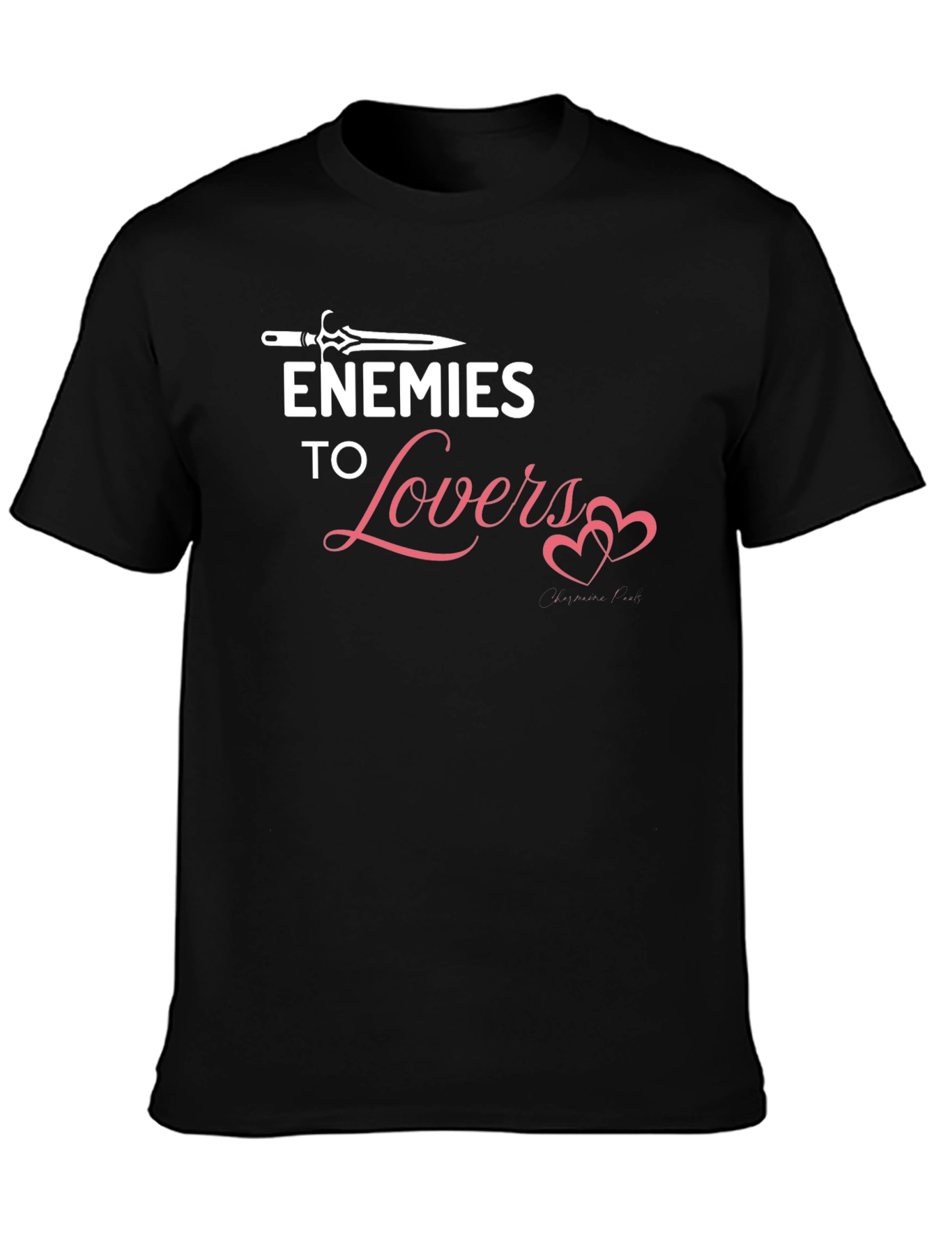 Enemies to Lovers Graphic Tee - Black Cotton T-Shirt