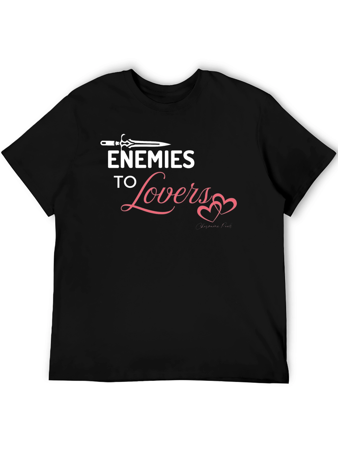 Enemies to Lovers Graphic Tee - Black Cotton T-Shirt