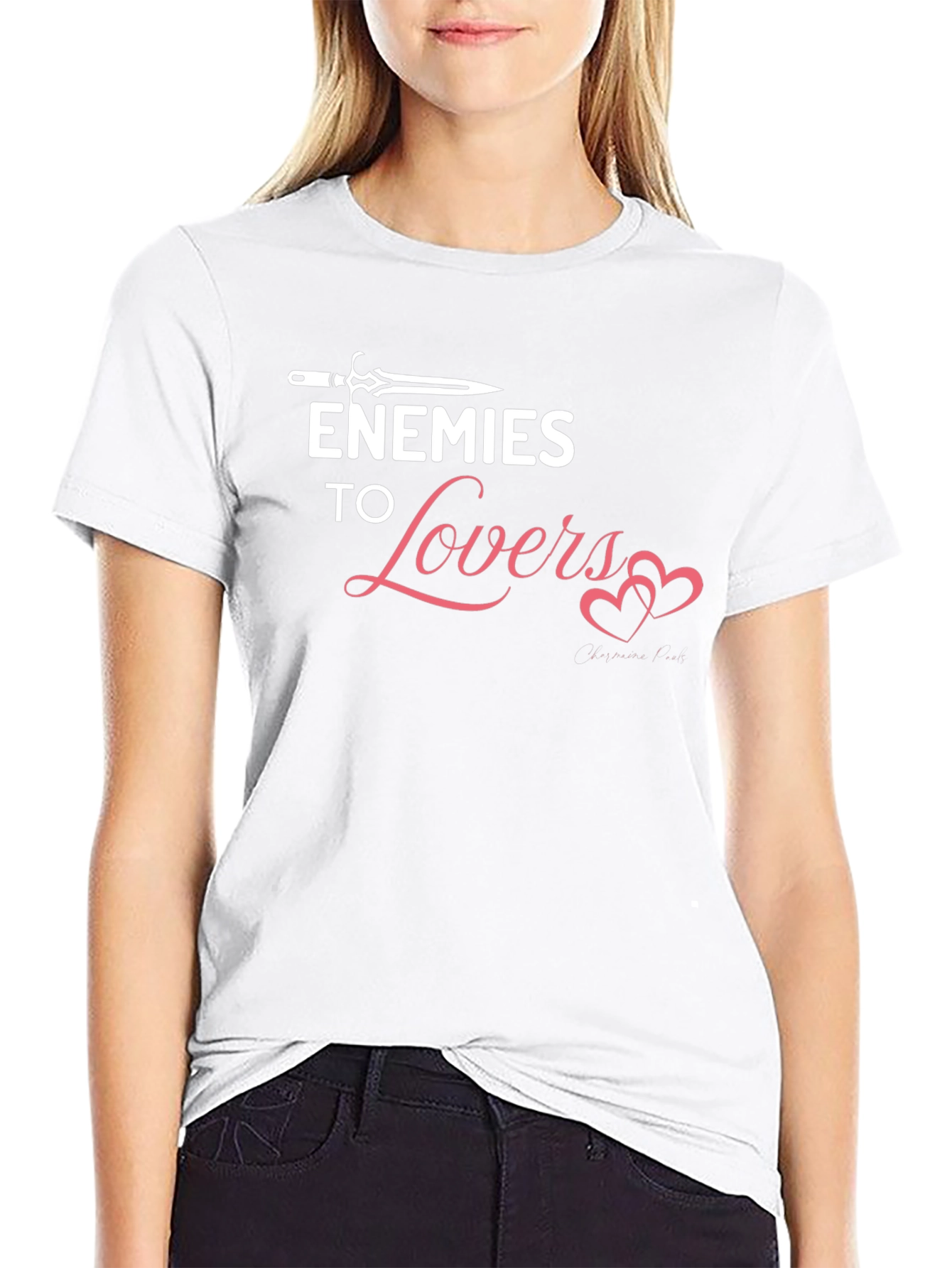 Enemies to Lovers Graphic Tee - Black Cotton T-Shirt