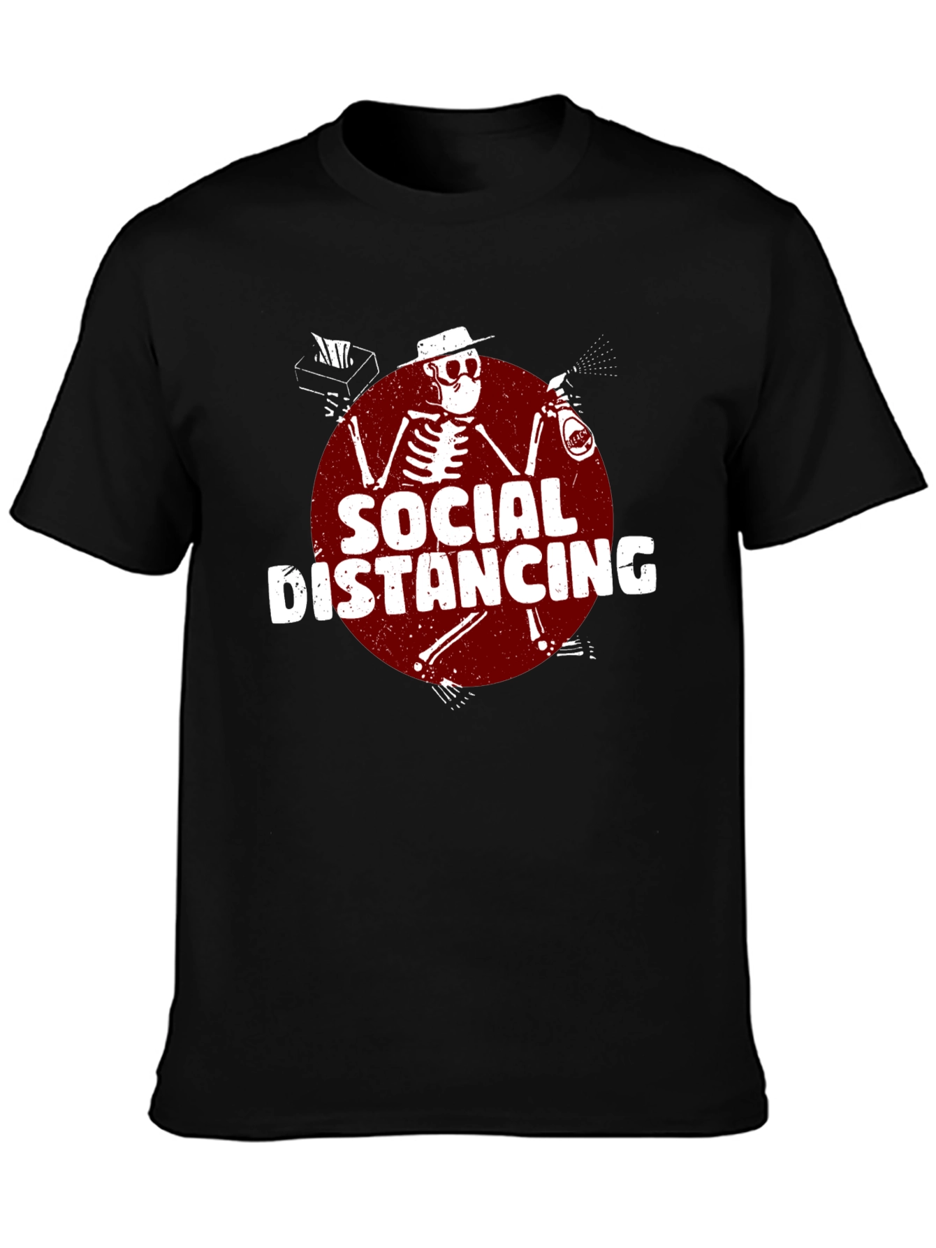 Social Distancing Skeleton T-Shirt