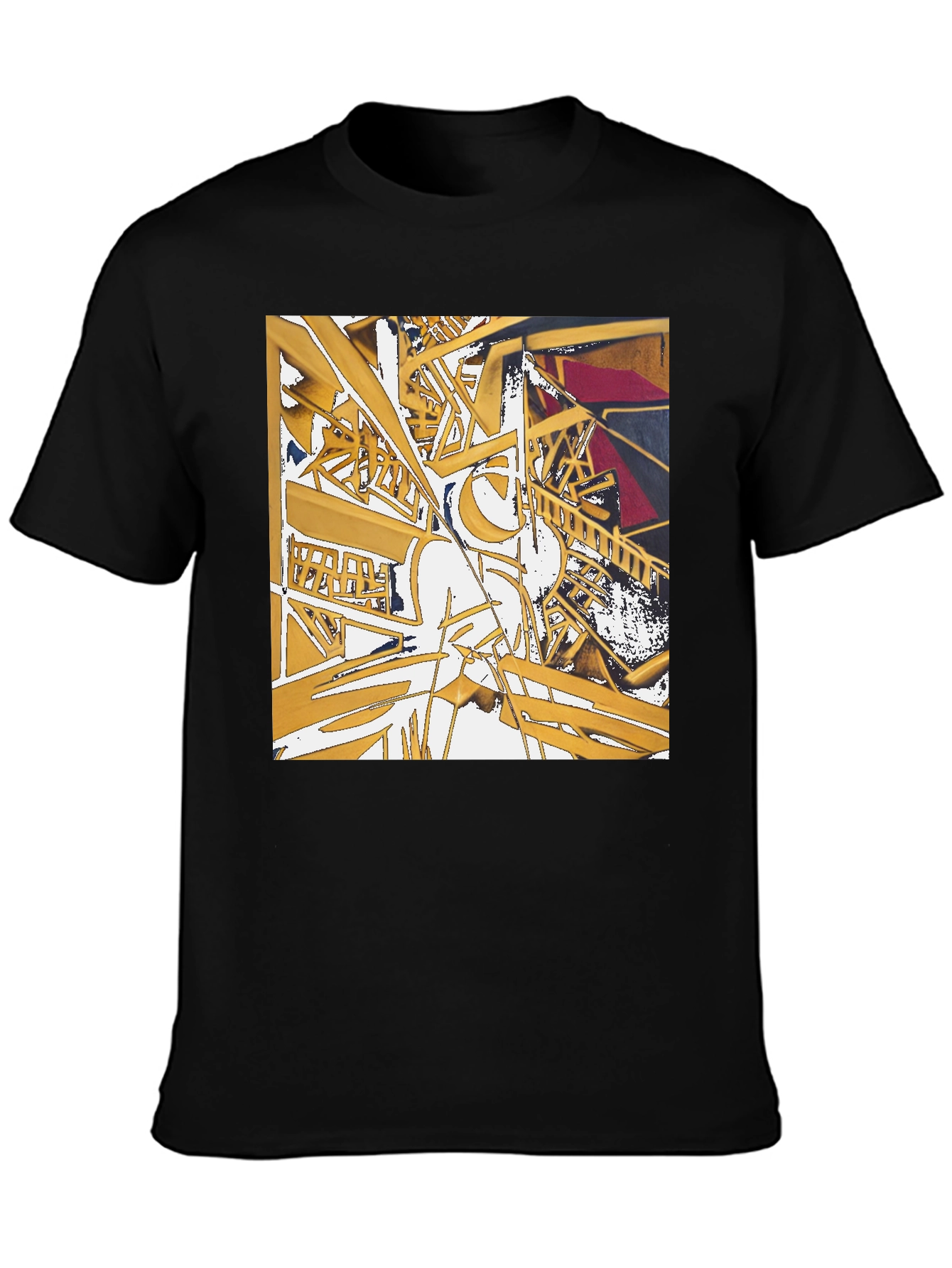 Abstract Geometric Art Print Tee