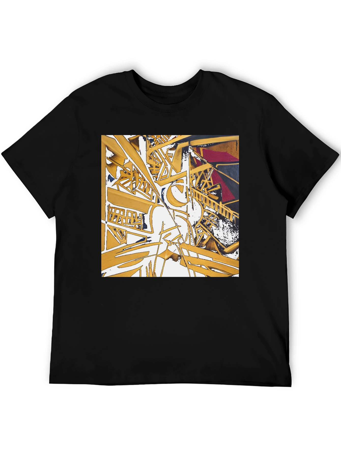 Abstract Geometric Art Print Tee