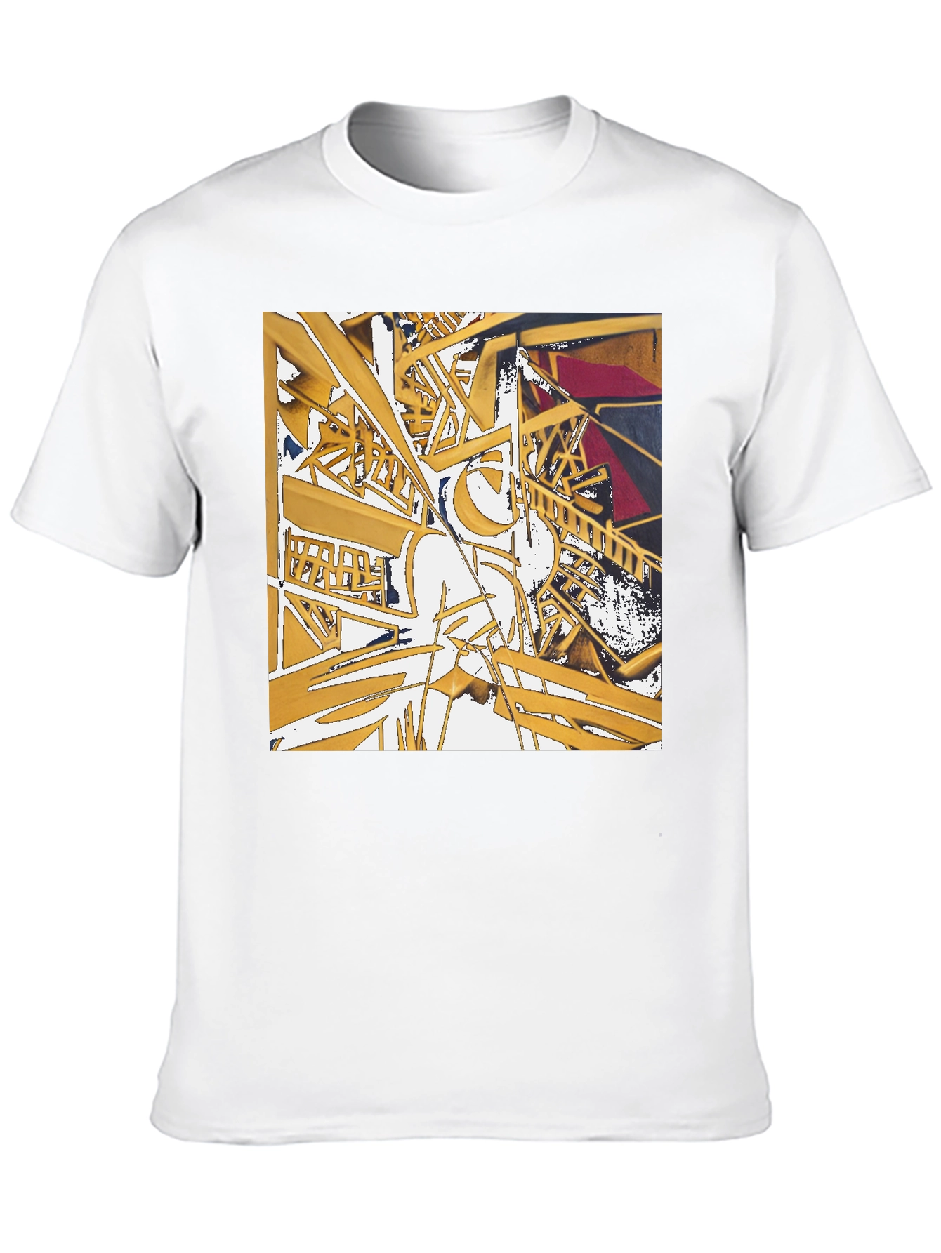 Abstract Geometric Art Print Tee