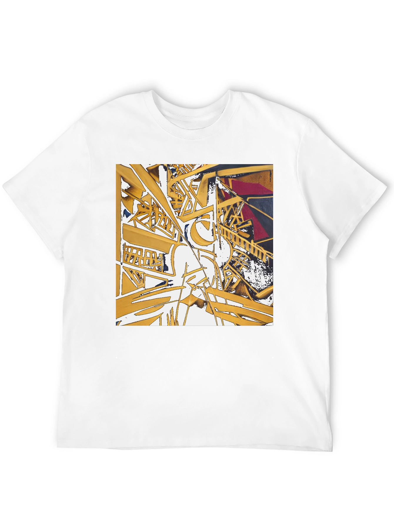 Abstract Geometric Art Print Tee