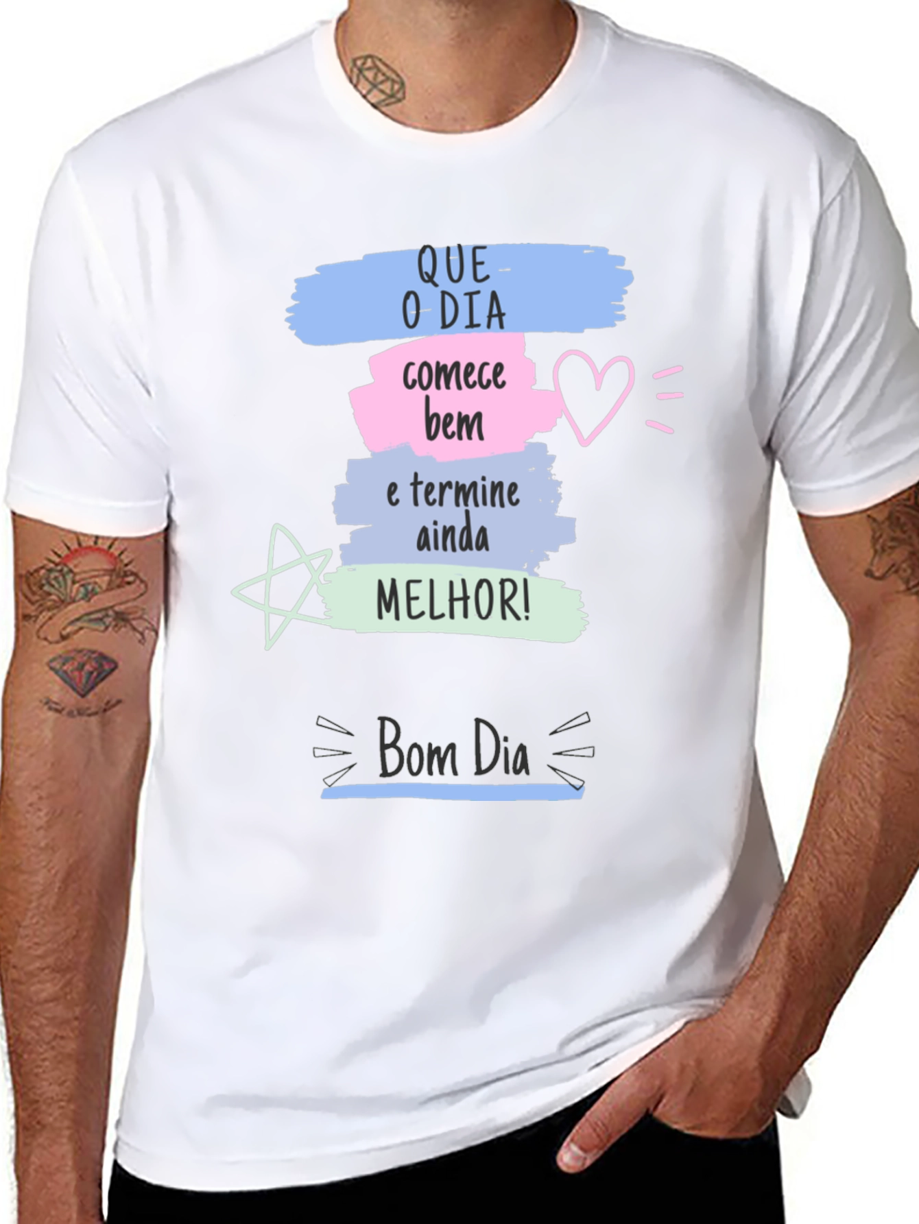 Motivational Bom Dia Graphic Tee