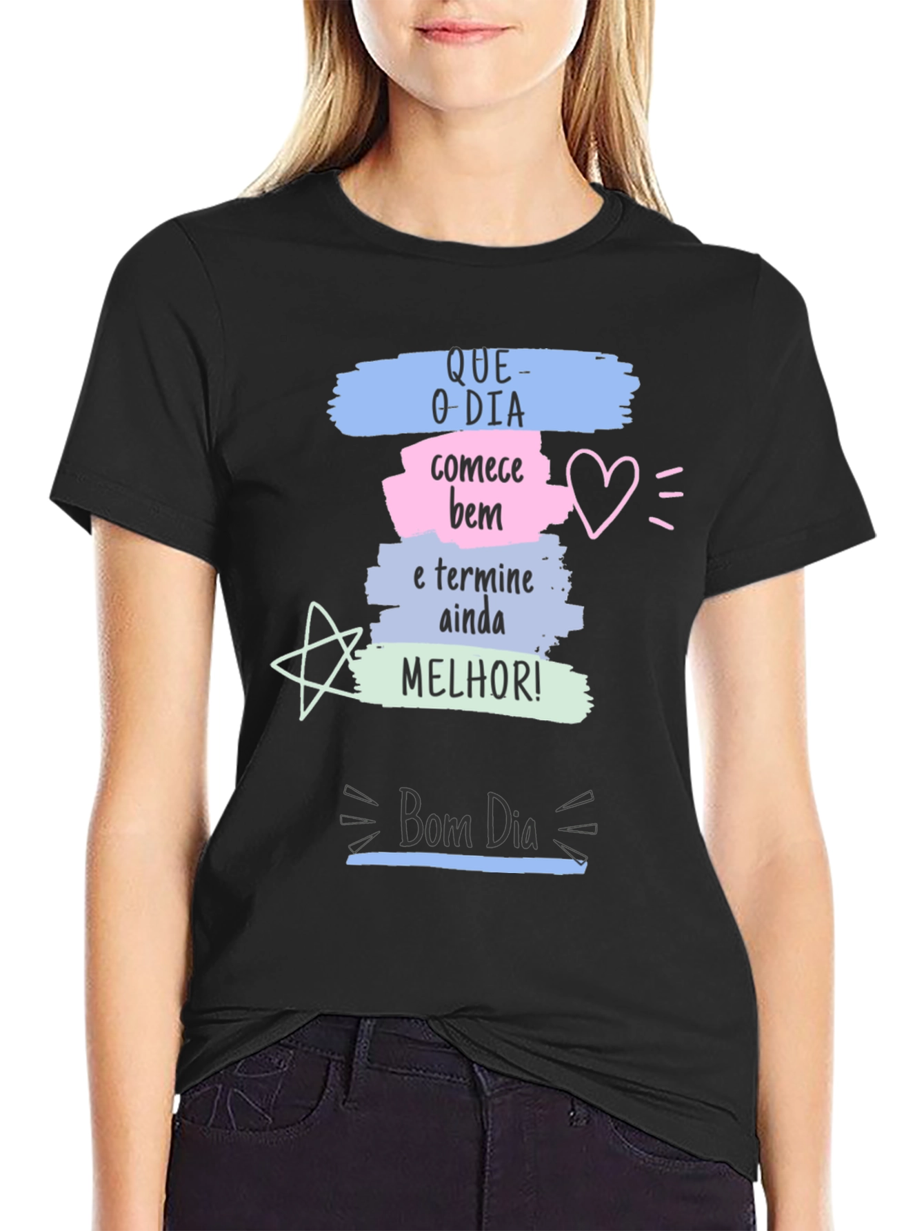 Motivational Bom Dia Graphic Tee