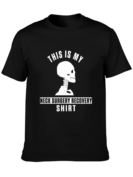 Neck Surgery Recovery Skeleton T-Shirt
