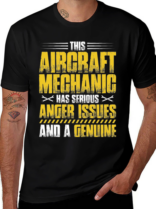 Aircraft Mechanic Anger Issues T-Shirt