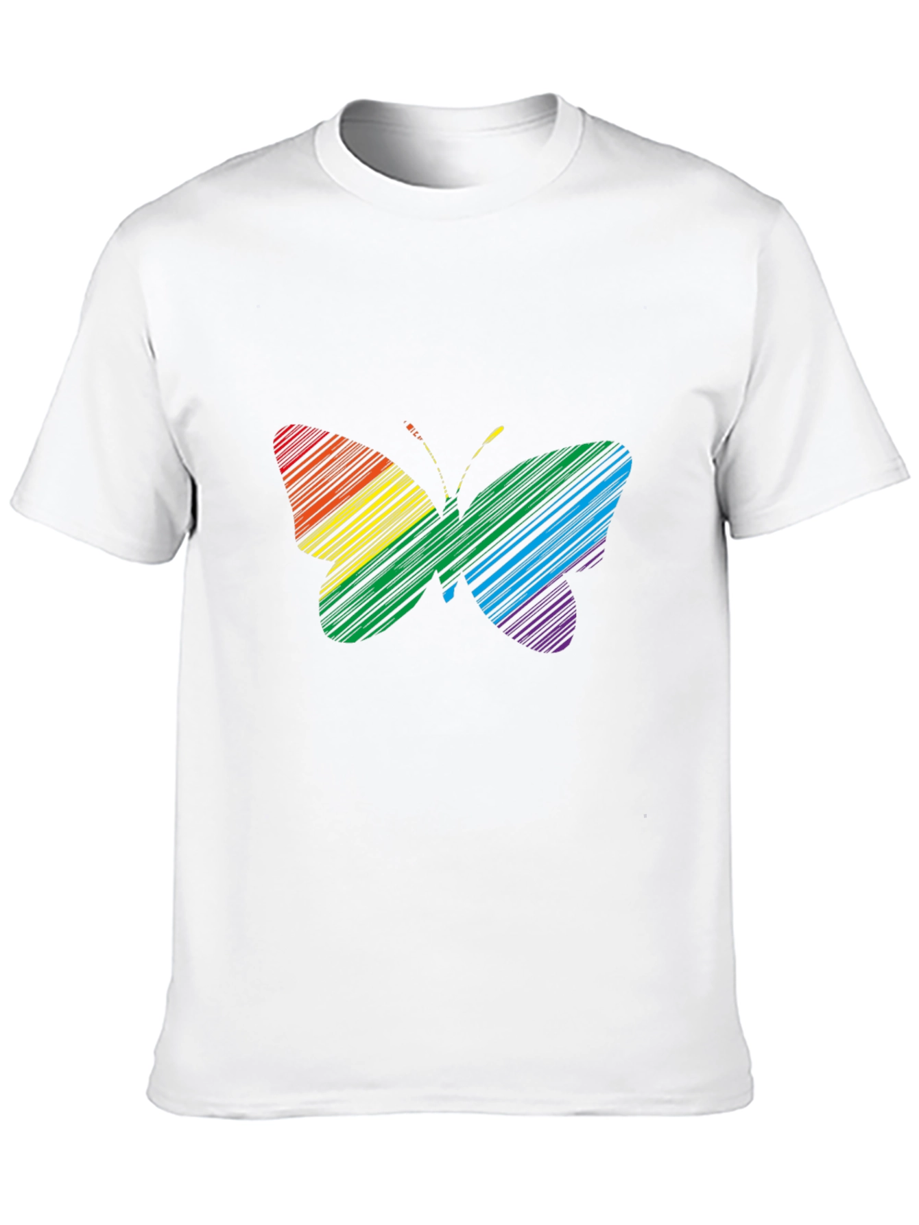 Rainbow Butterfly Graphic Tee