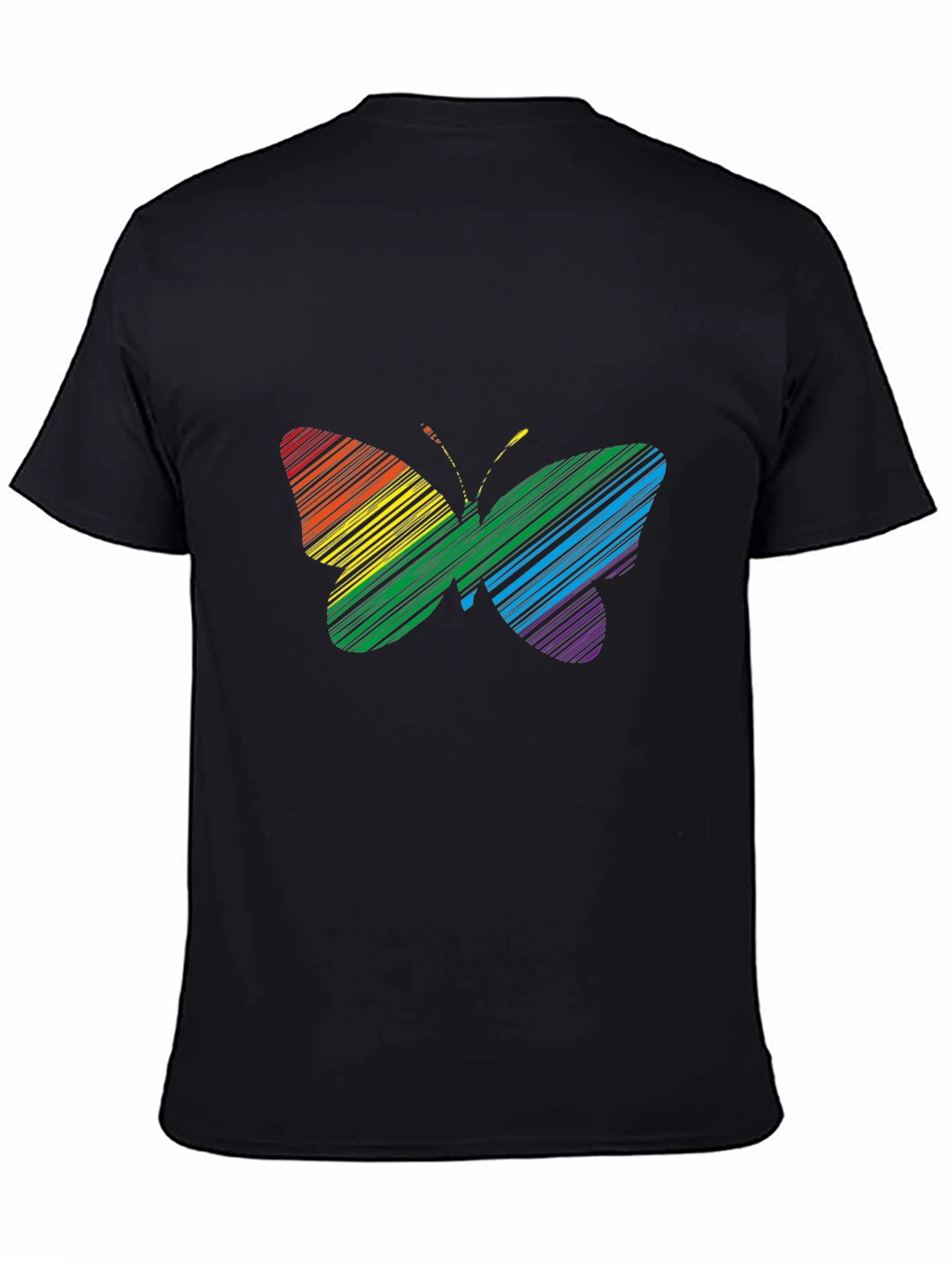 Rainbow Butterfly Graphic Tee
