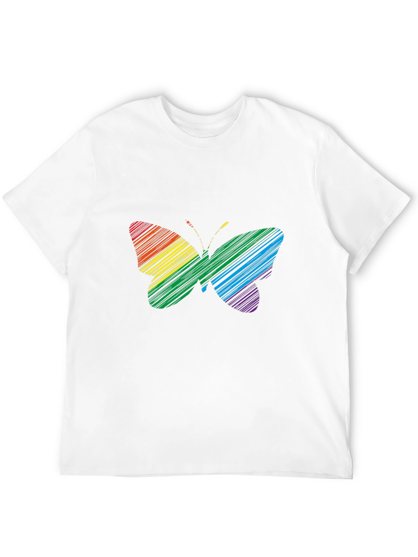 Rainbow Butterfly Graphic Tee
