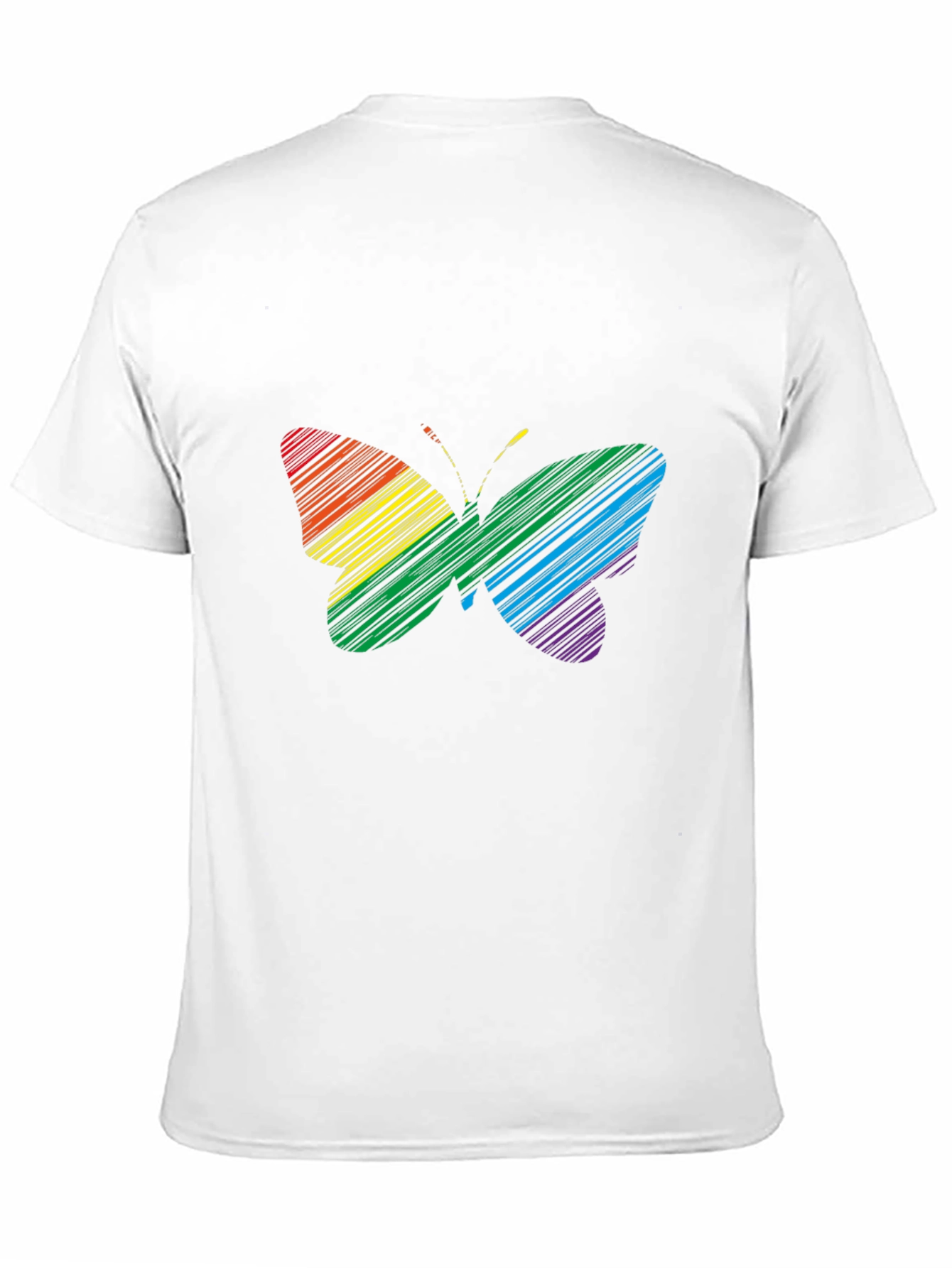 Rainbow Butterfly Graphic Tee