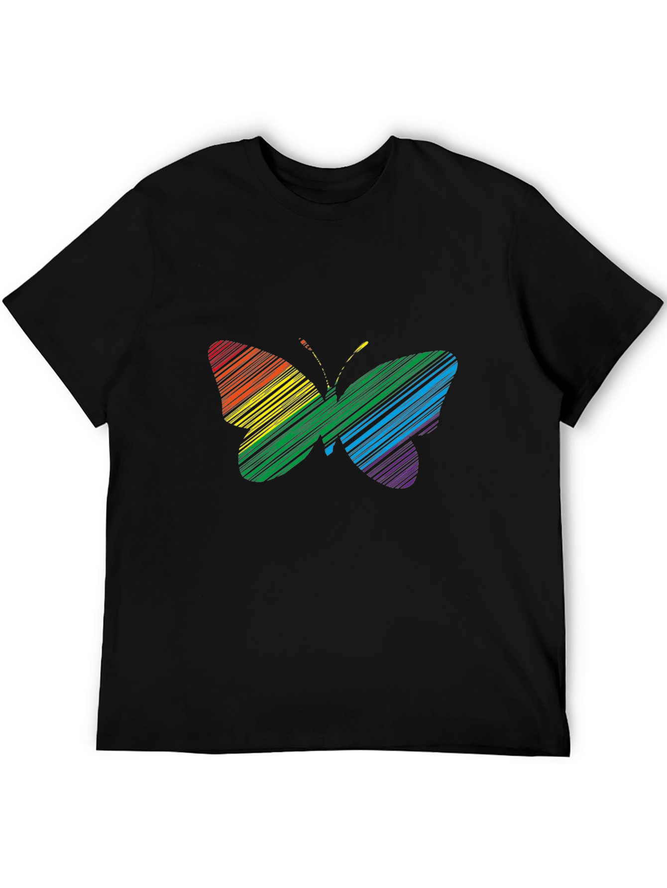 Rainbow Butterfly Graphic Tee
