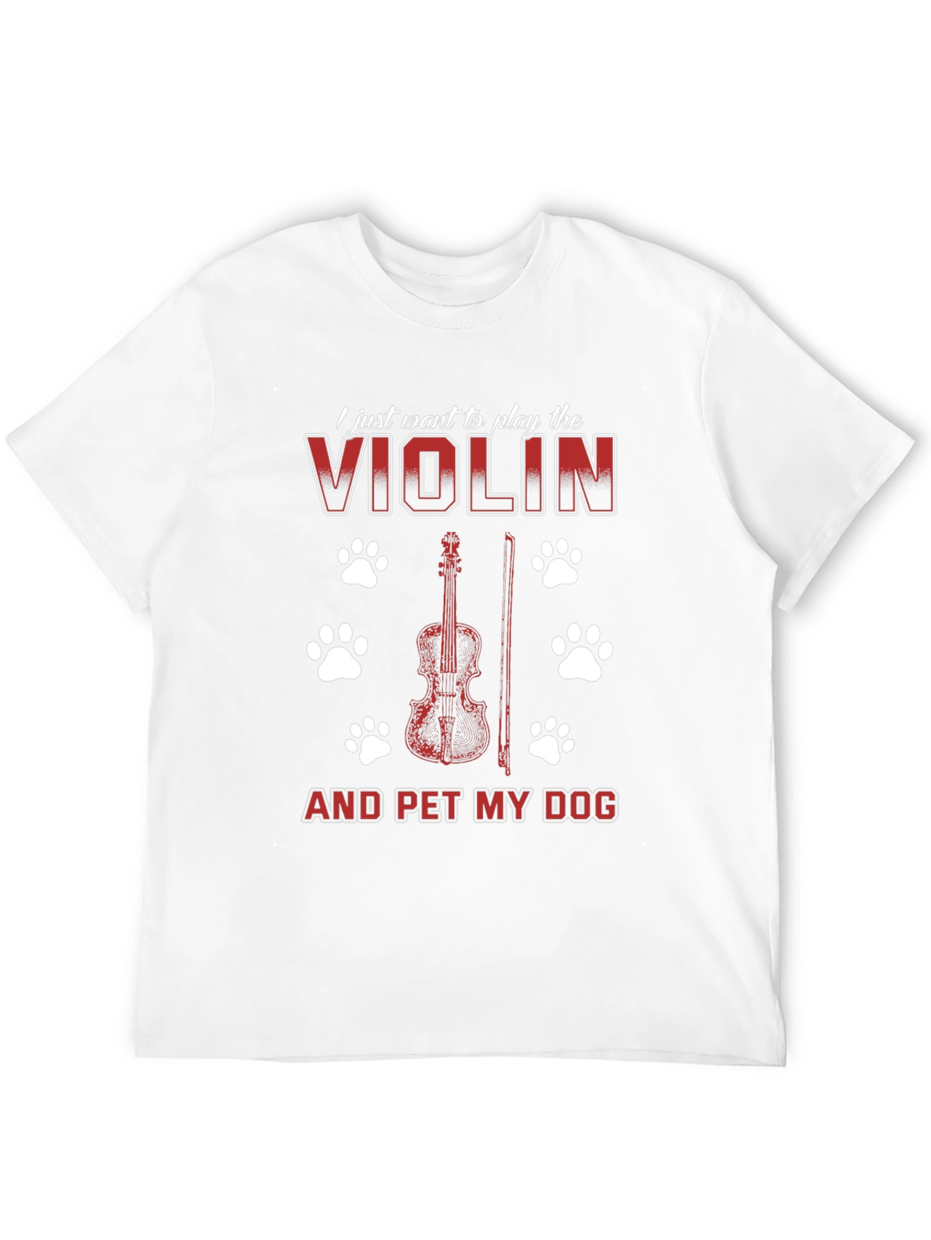 Violin and Dog Lover T-Shirt