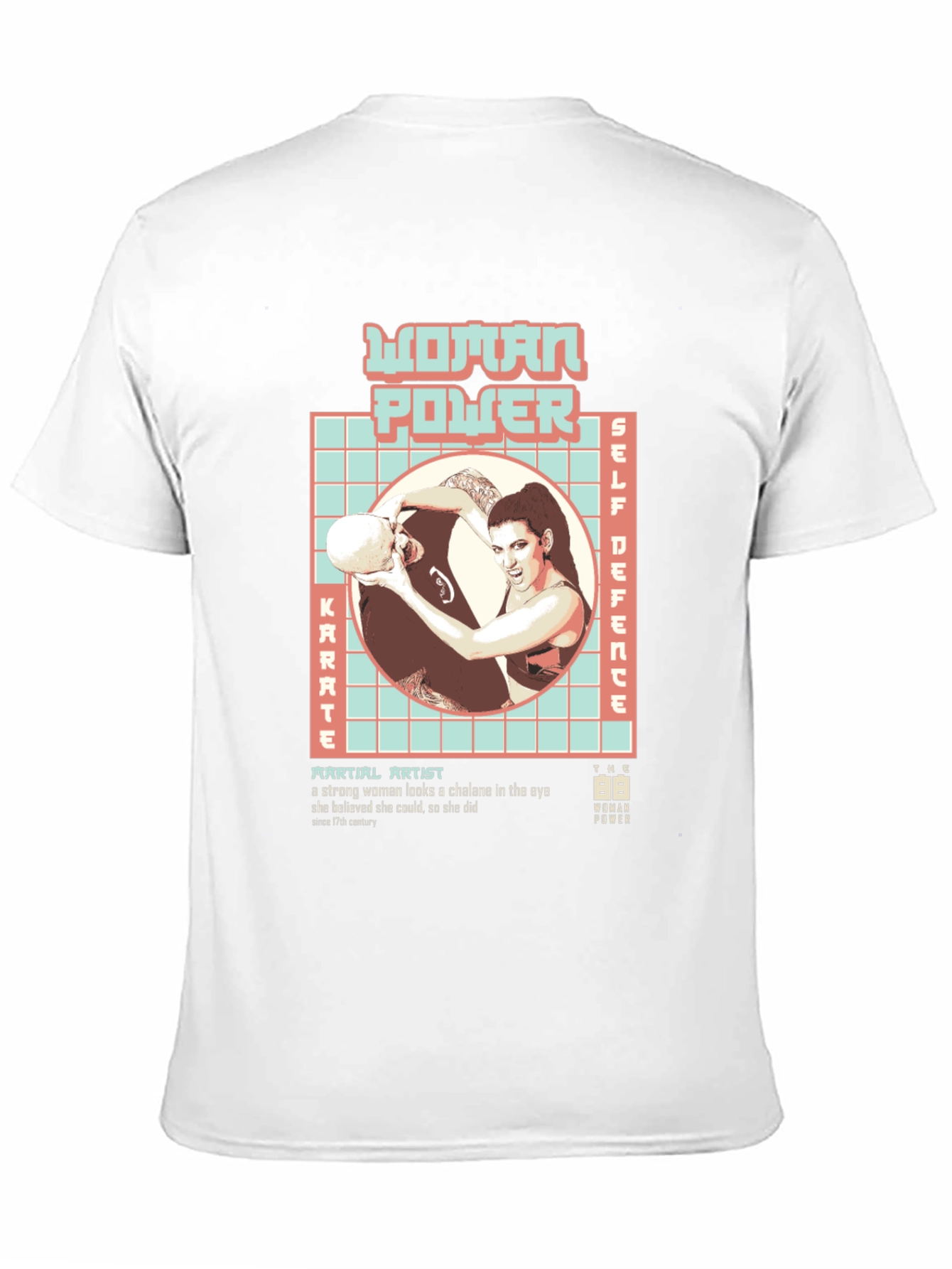 Woman Power Martial Arts Graphic T-Shirt