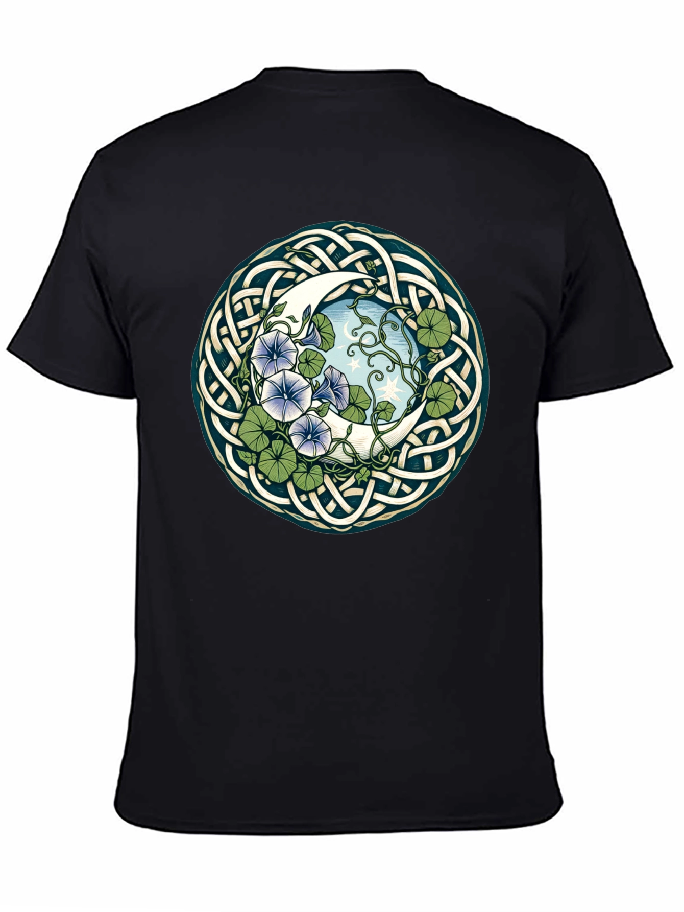Celtic Moon & Flower T-Shirt