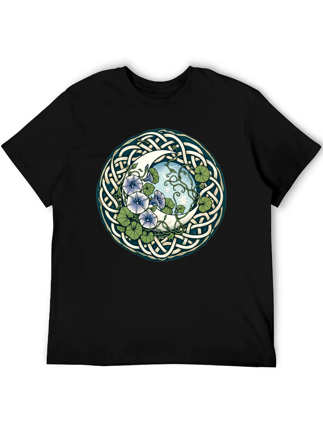 Celtic Moon & Flower T-Shirt