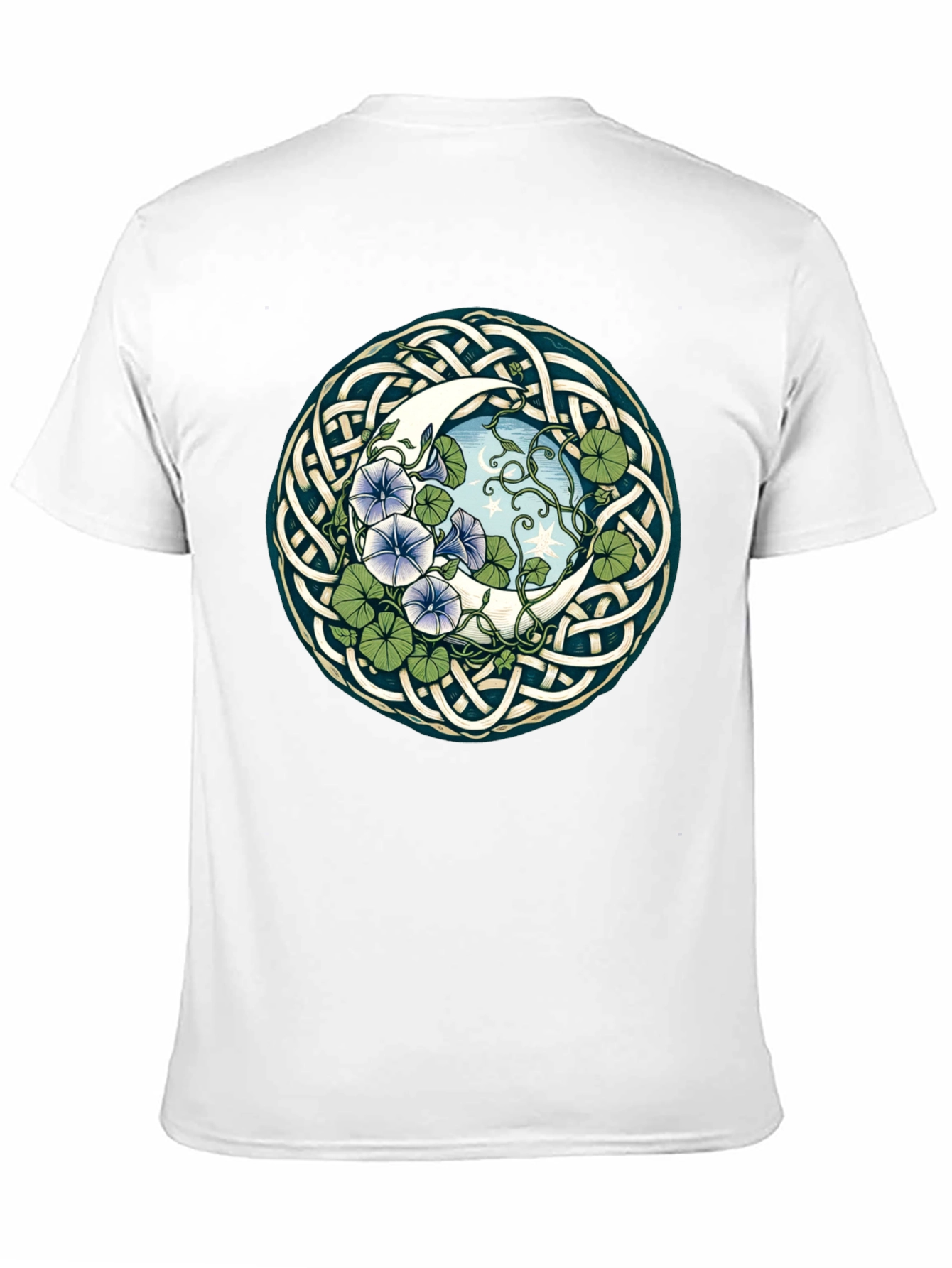 Celtic Moon & Flower T-Shirt