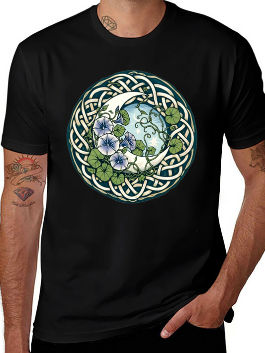 Celtic Moon & Flower T-Shirt