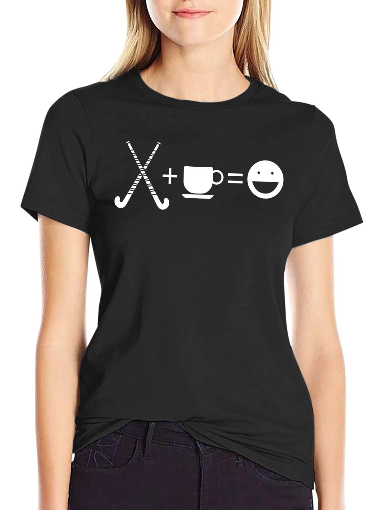 Hockey + Coffee = Happy T-Shirt