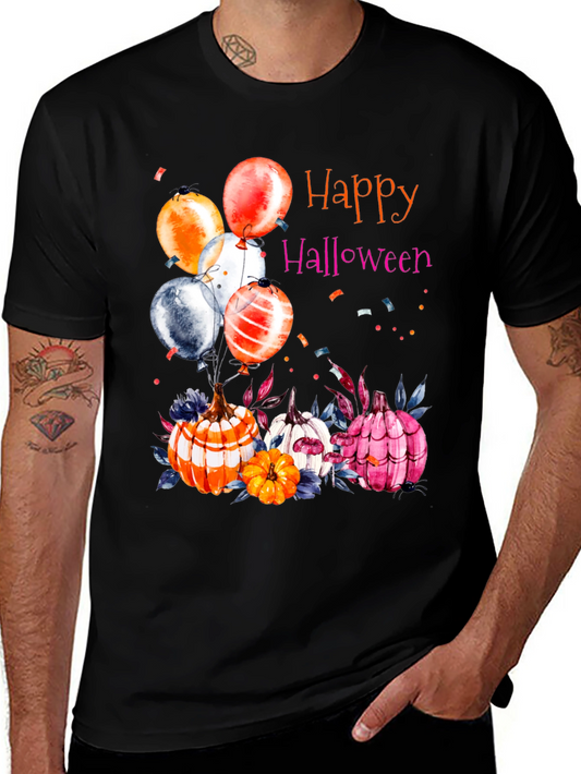 Happy Halloween Pumpkin Balloon T-Shirt