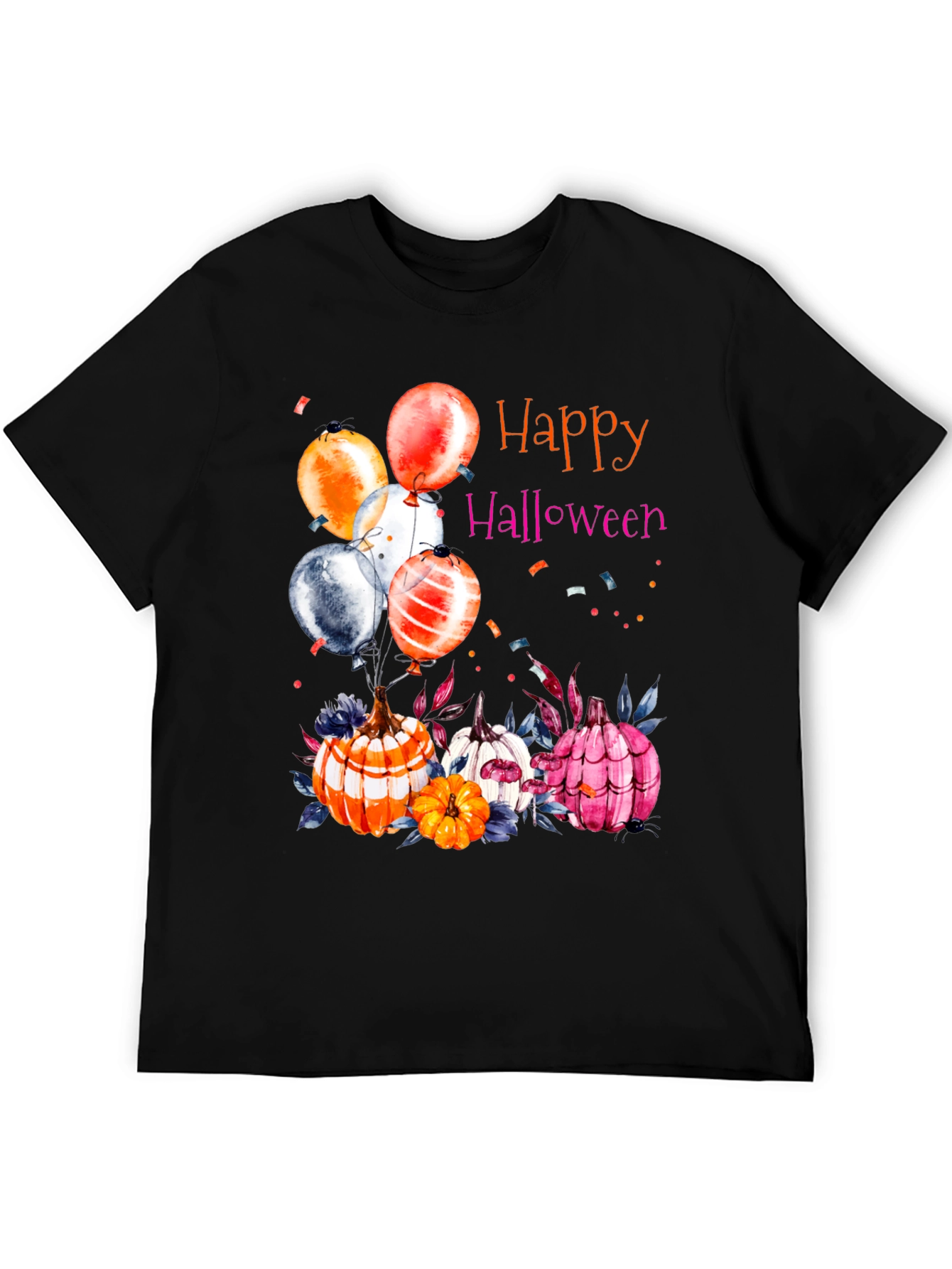 Happy Halloween Pumpkin Balloon T-Shirt