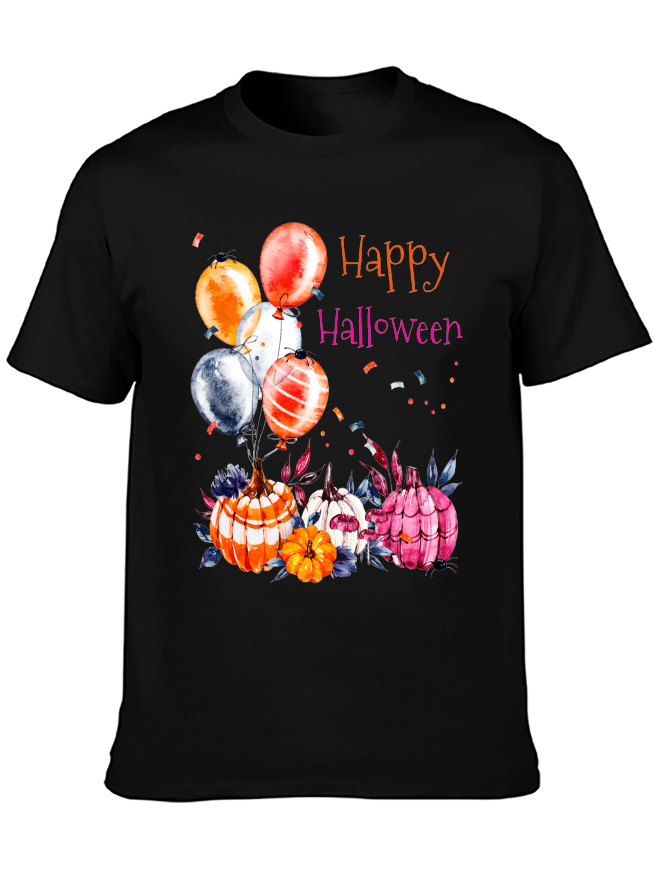 Happy Halloween Pumpkin Balloon T-Shirt