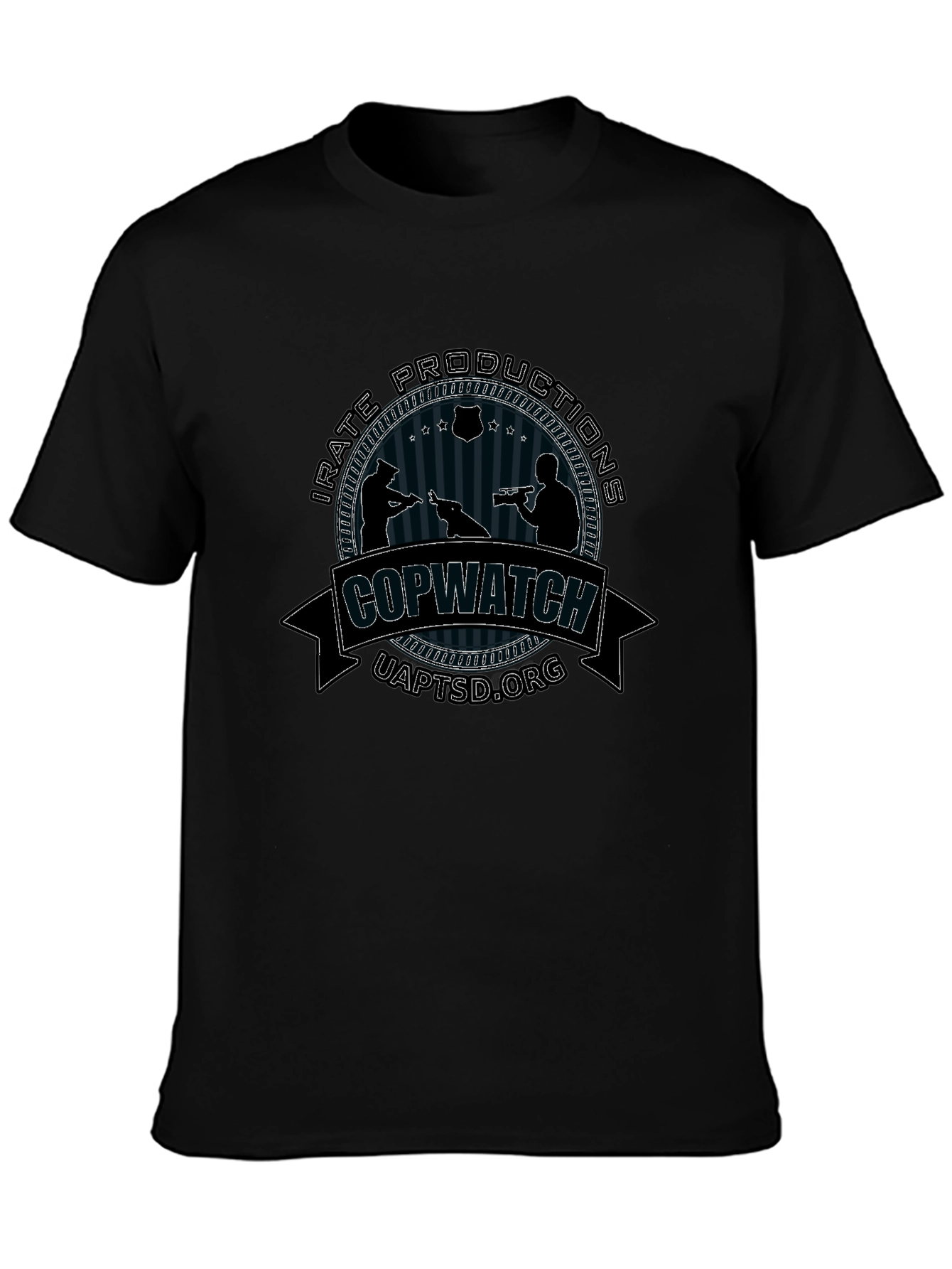Copwatch UAPTSD.org Black T-Shirt