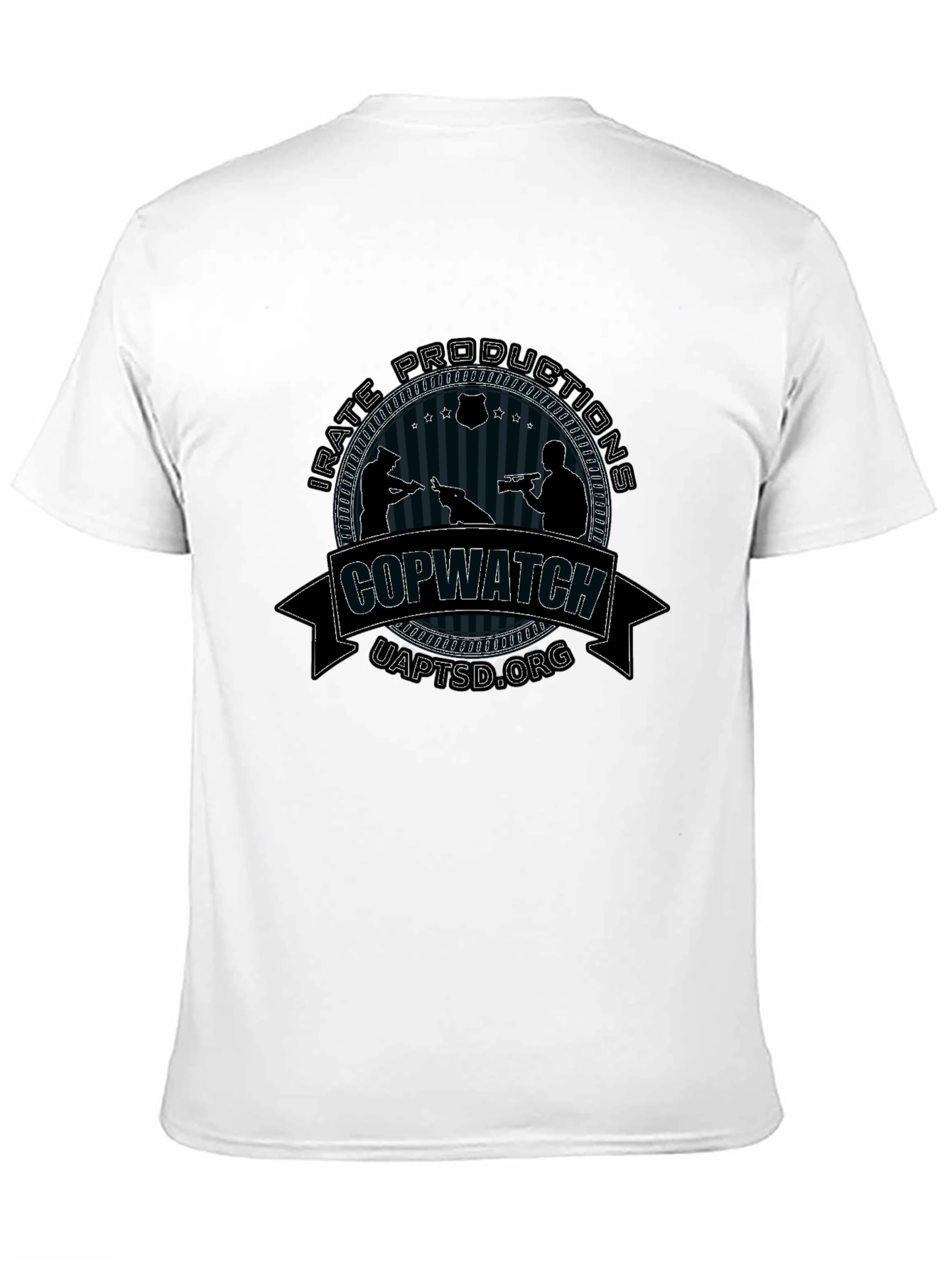 Copwatch UAPTSD.org Black T-Shirt