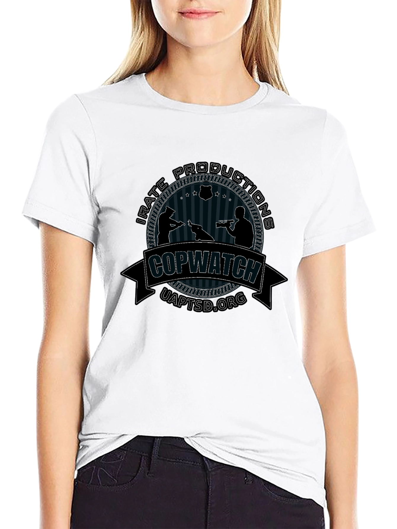 Copwatch UAPTSD.org Black T-Shirt