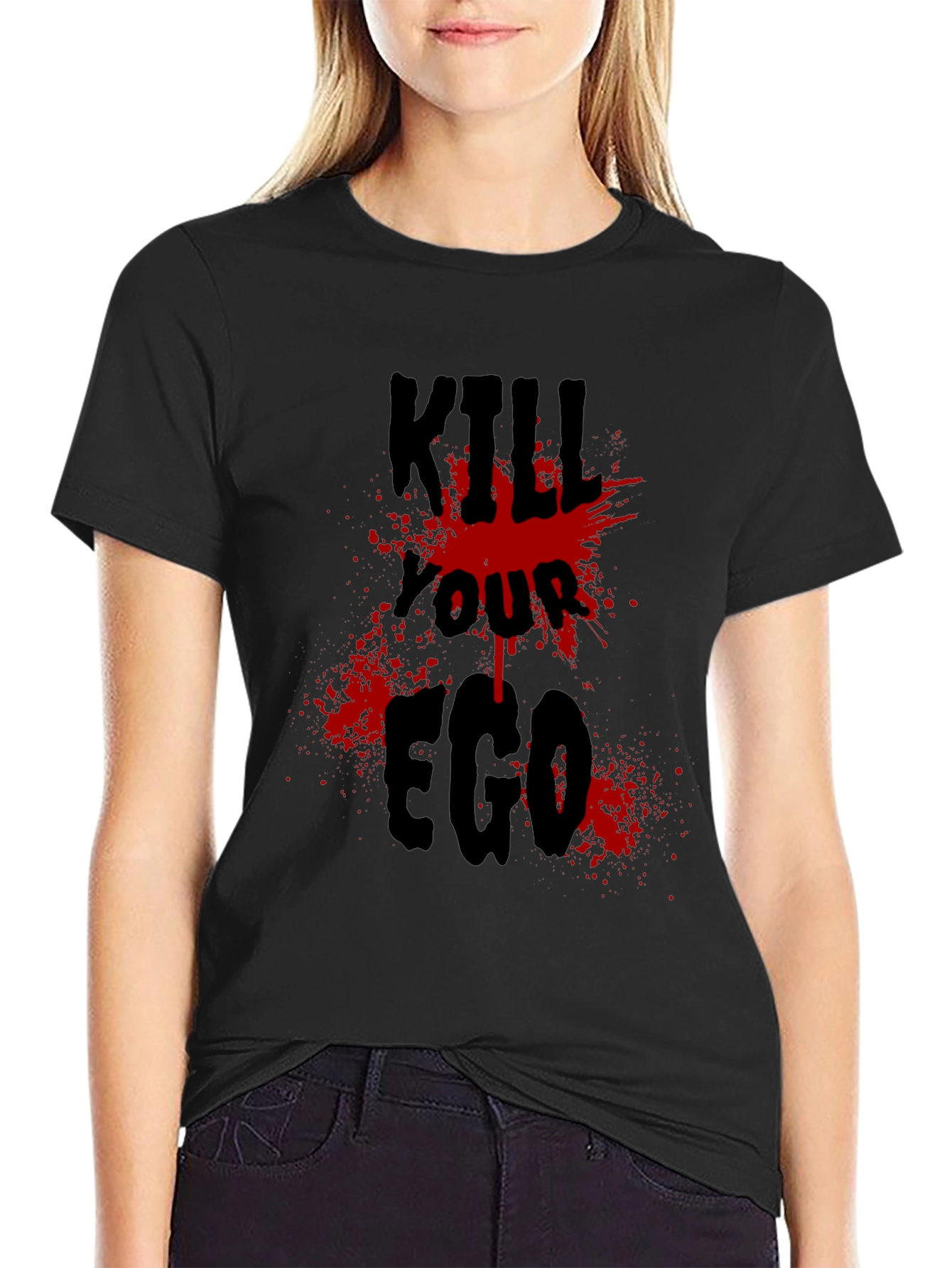 Kill Your Ego Graphic T-Shirt - Edgy Design
