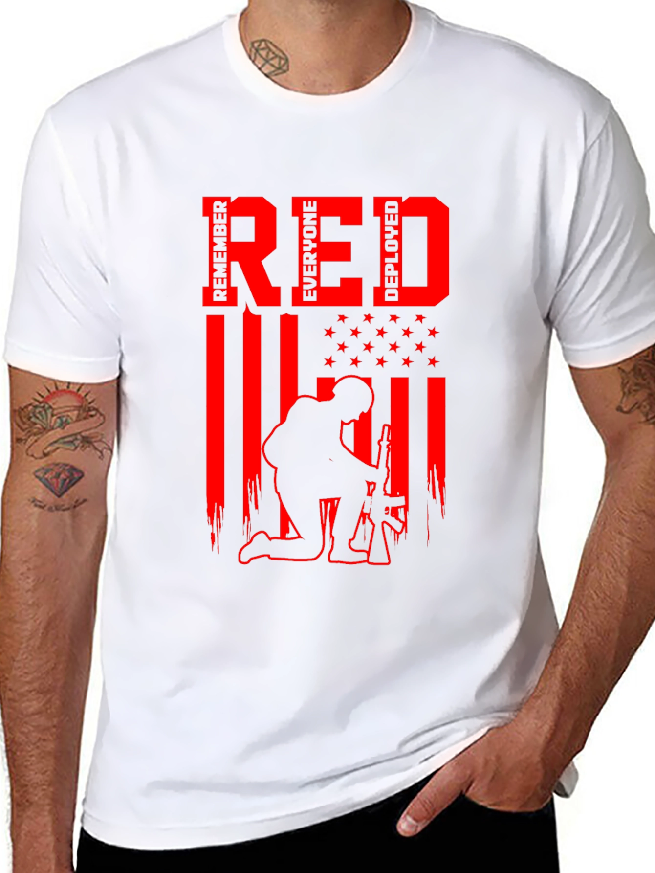 RED Remember Everyone Deployed T-Shirt