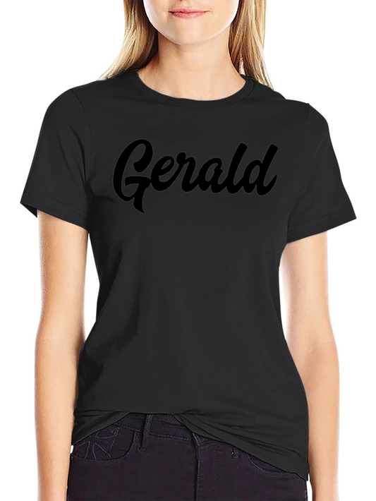 Gerald T-Shirt - Classic Black Crew Neck Tee