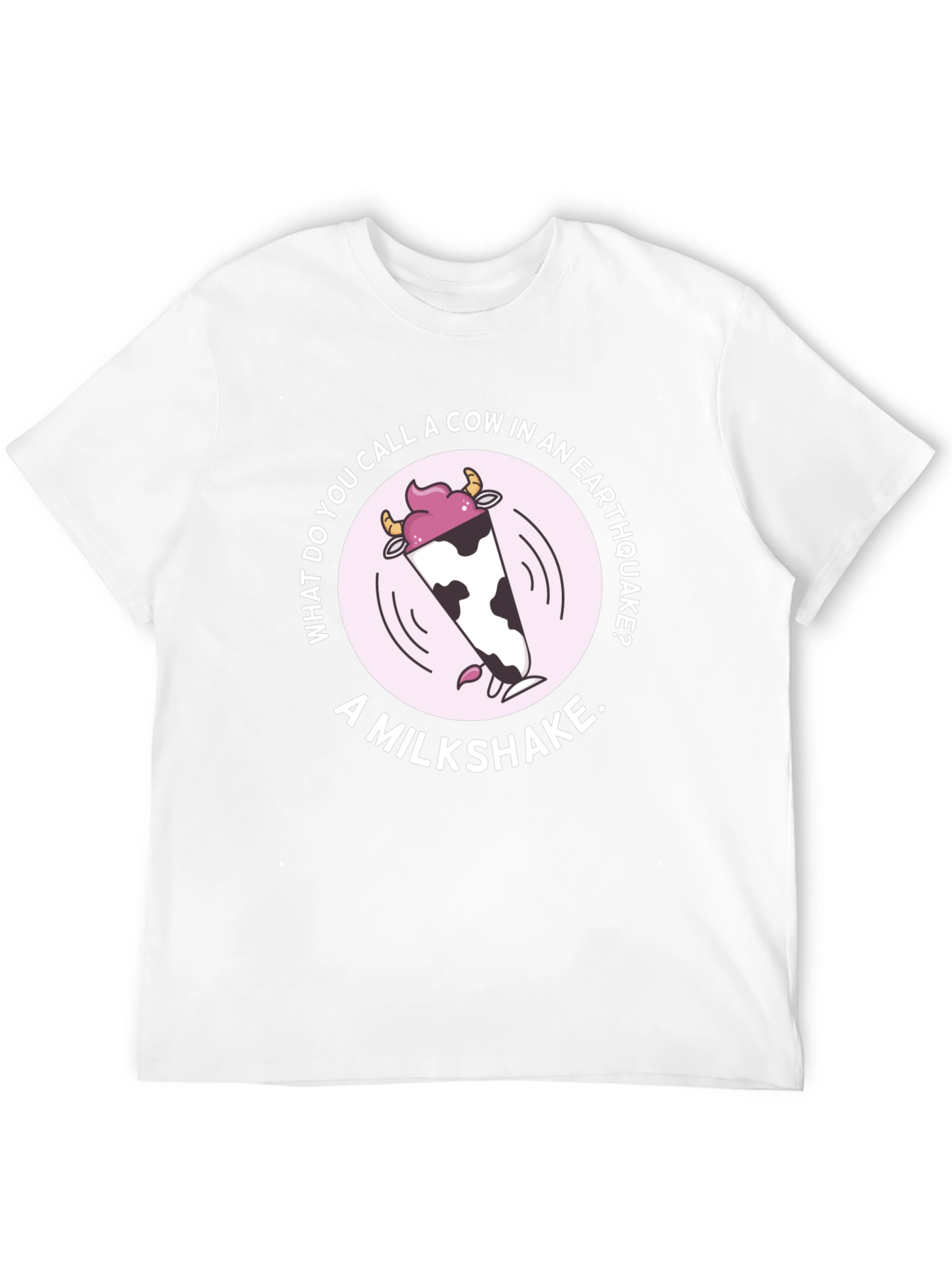 Earthquake Milkshake Humor Graphic Tee