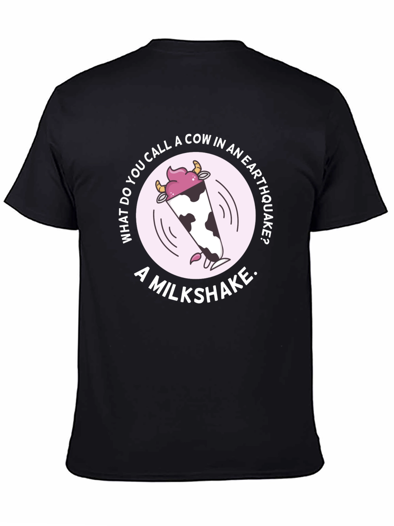 Earthquake Milkshake Humor Graphic Tee