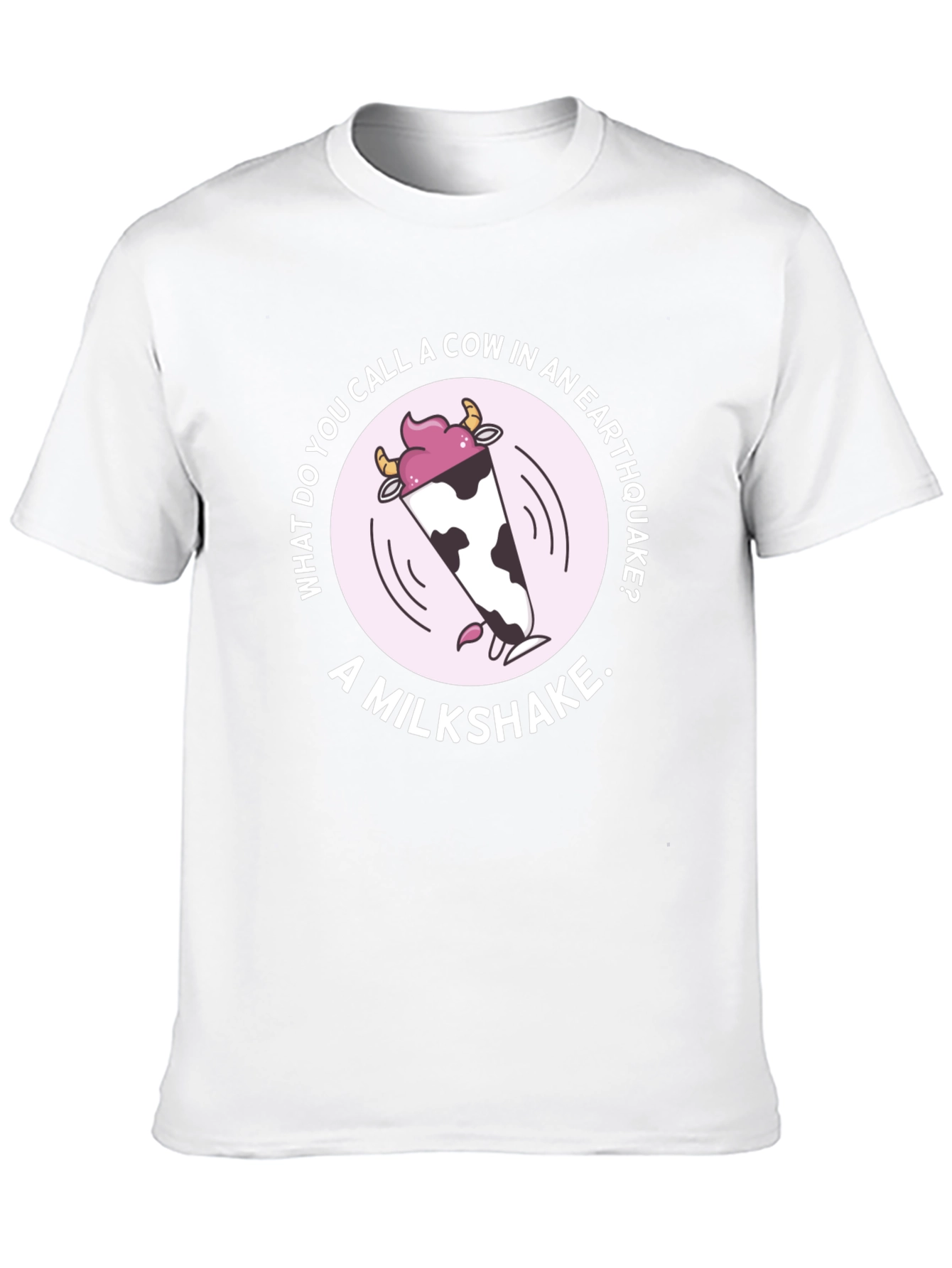 Earthquake Milkshake Humor Graphic Tee