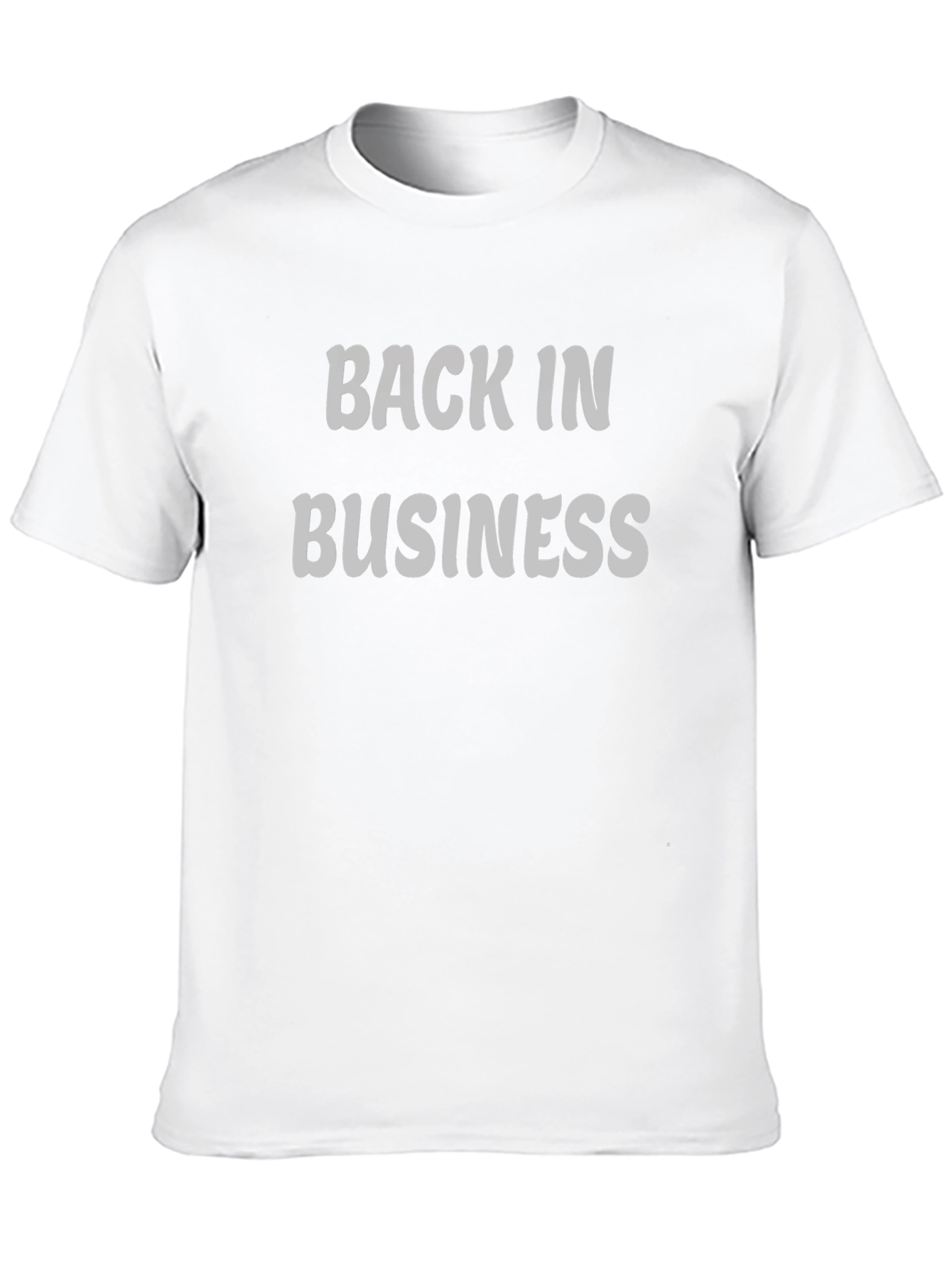Back In Business Black Graphic Tee