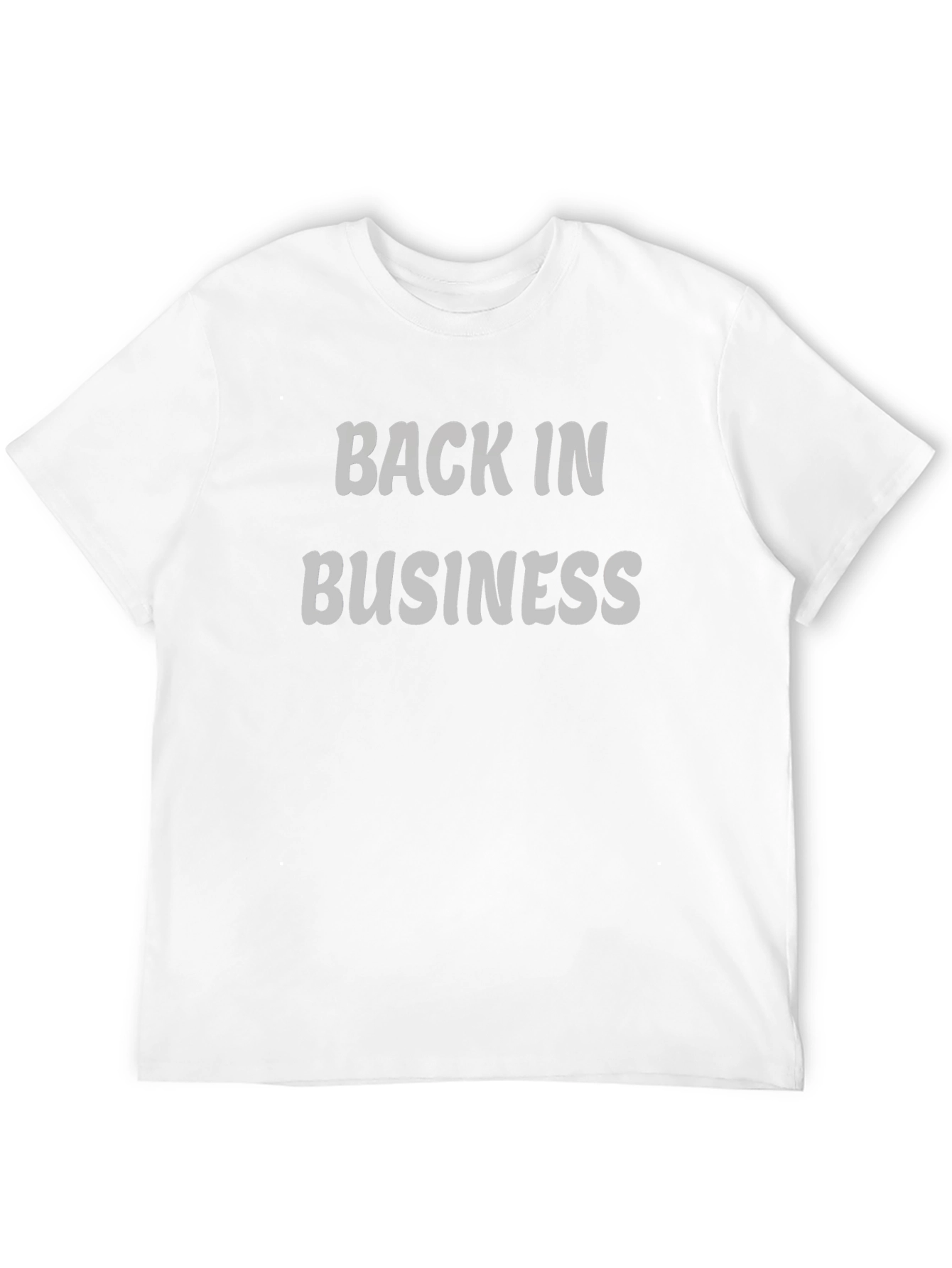 Back In Business Black Graphic Tee