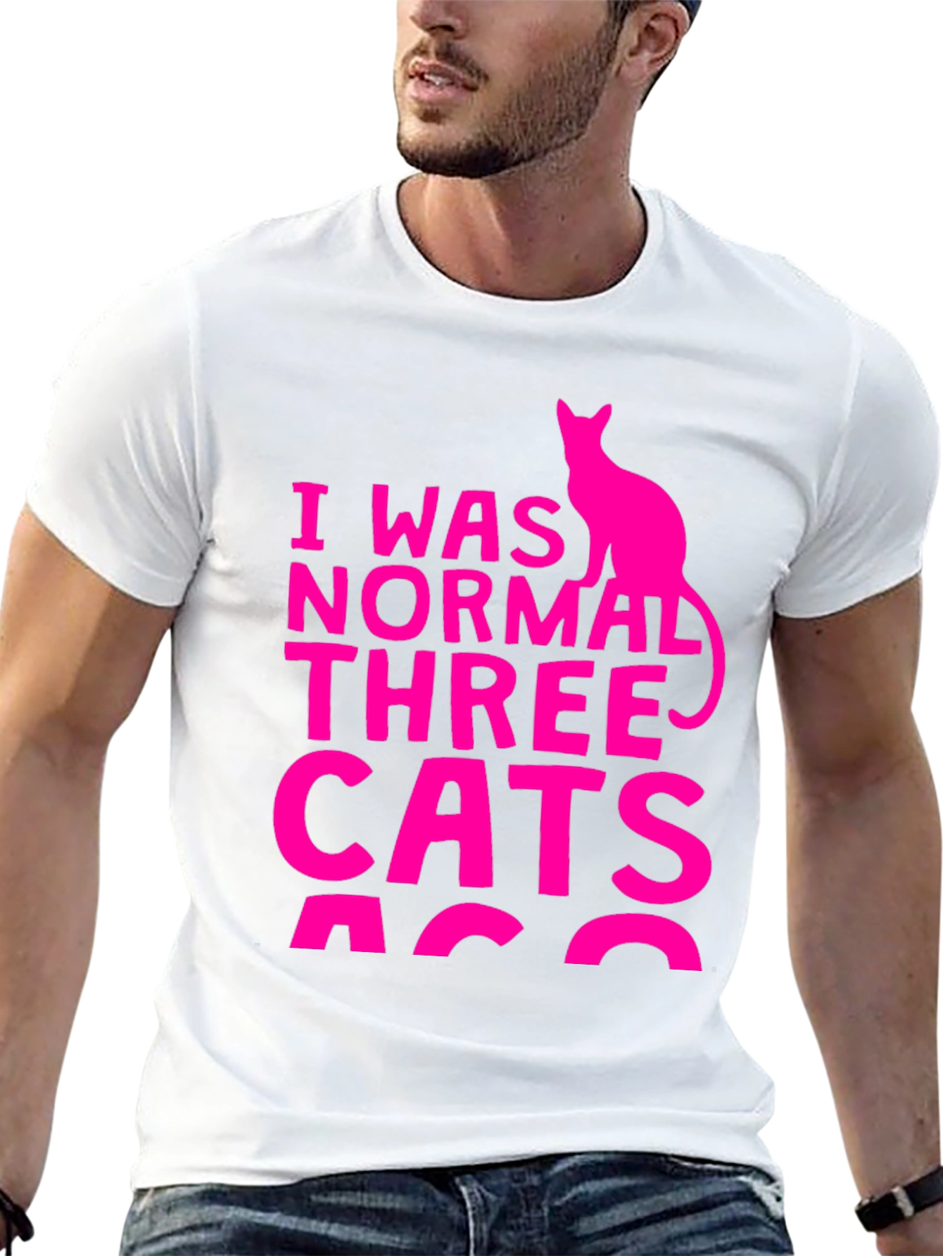I Was Normal Three Cats Ago T-Shirt