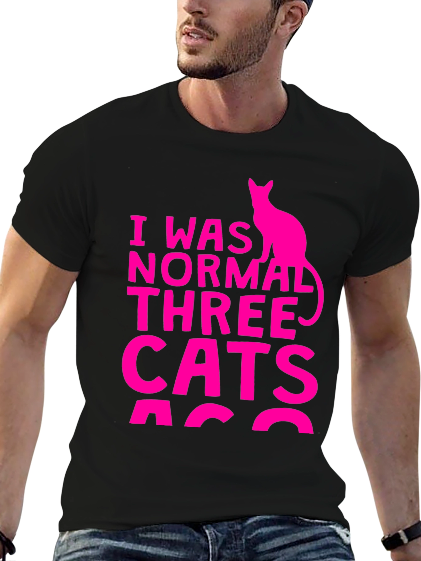 I Was Normal Three Cats Ago T-Shirt
