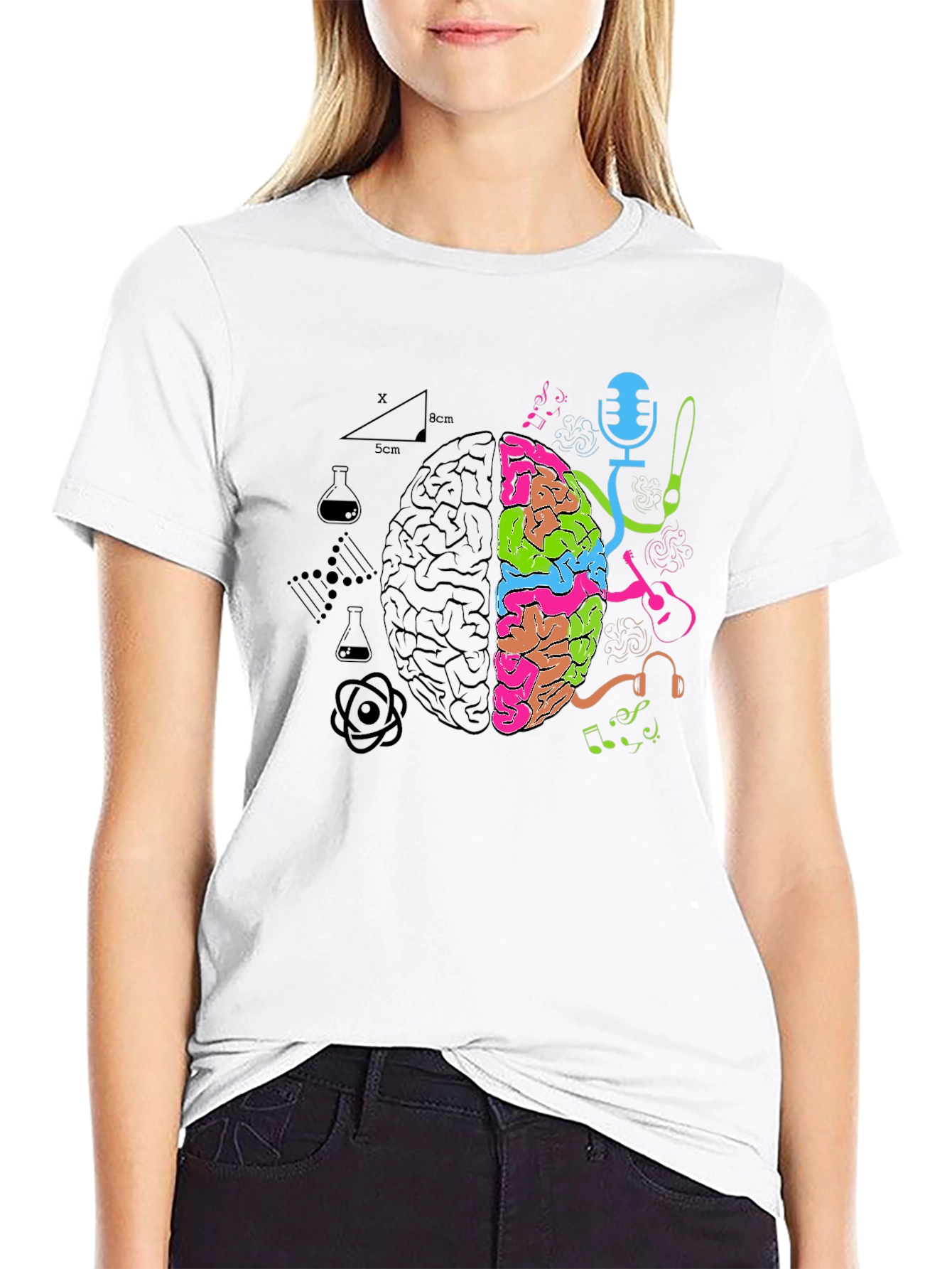Brain Art vs Science T-Shirt