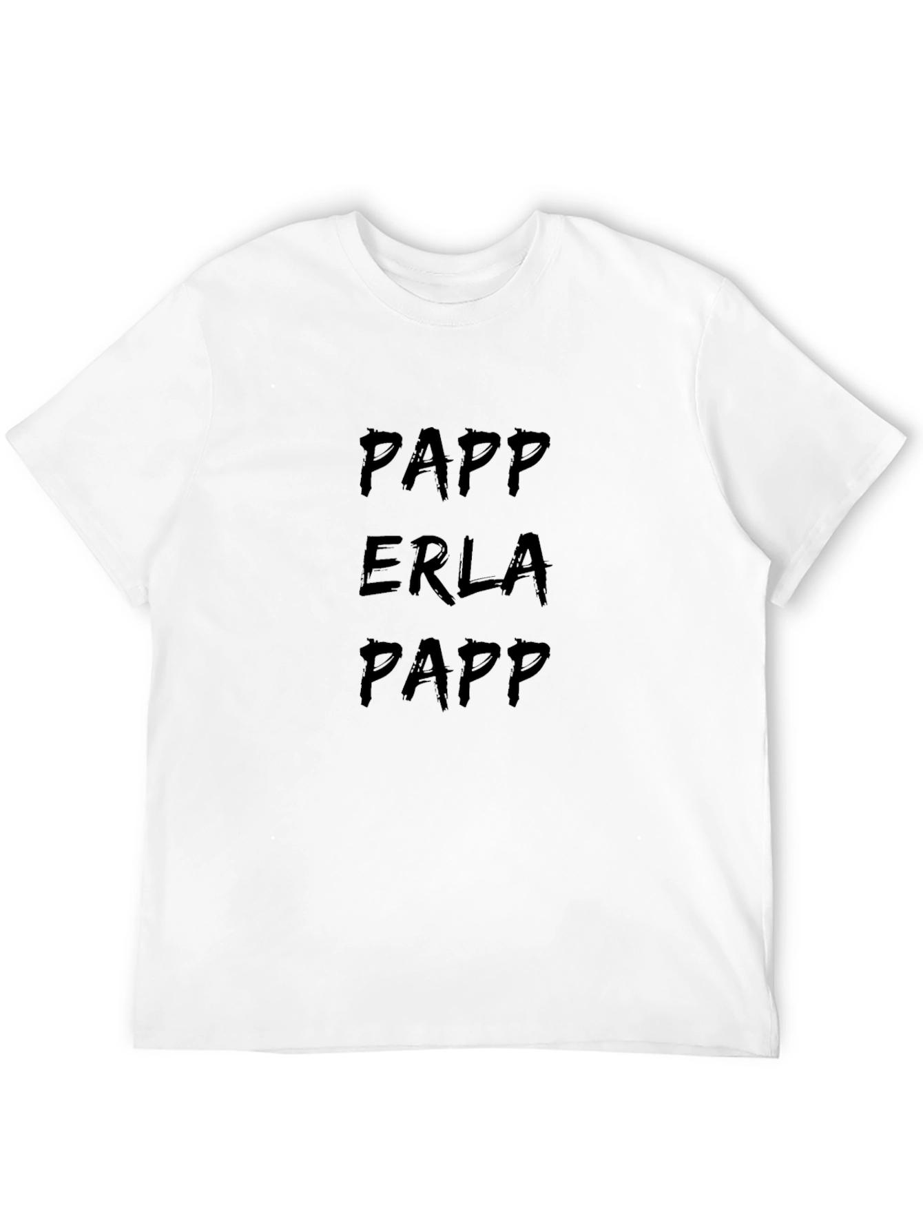 Papp Erla Papp Graphic Tee - Black Cotton Blend