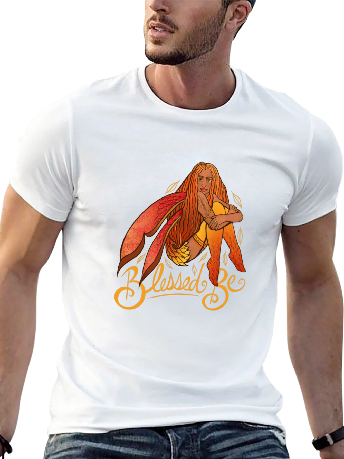 Blessed Be Fairy Graphic T-Shirt - Black Cotton Tee