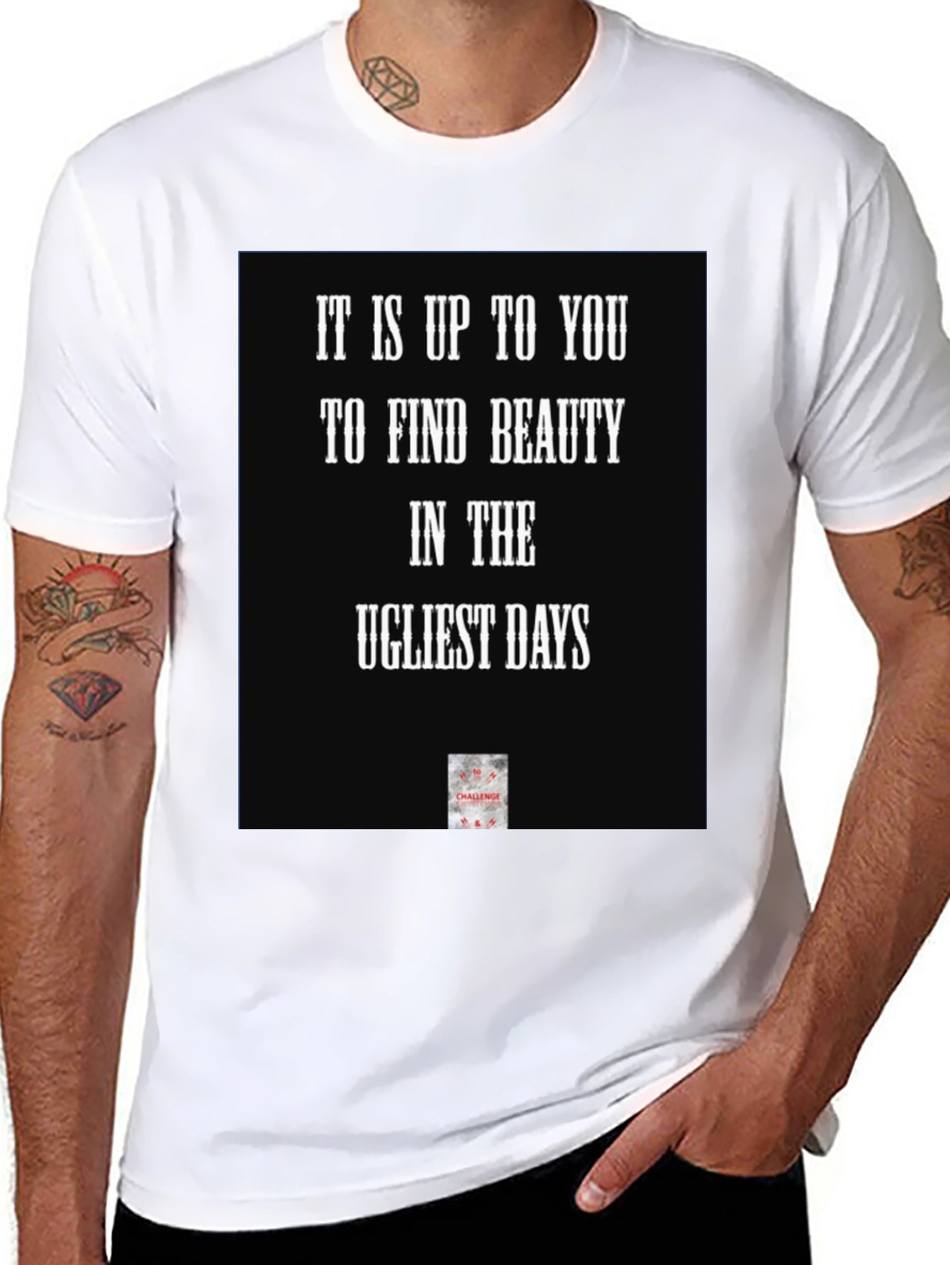 Inspirational Quote Black T-Shirt