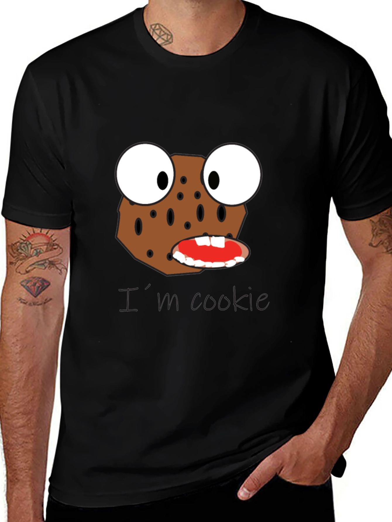 Im Cookie T-Shirt: Funny Cartoon Graphic Tee