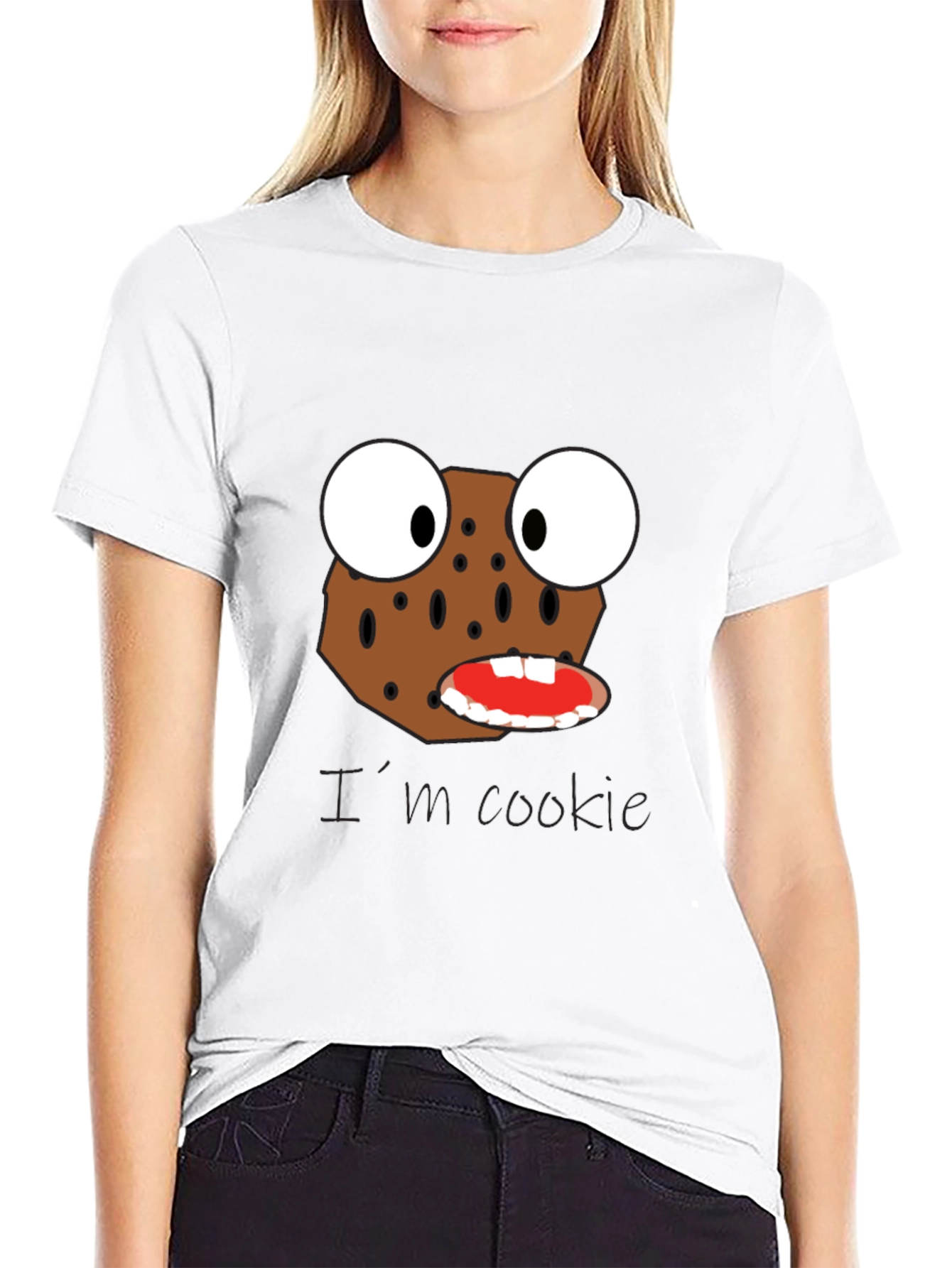 Im Cookie T-Shirt: Funny Cartoon Graphic Tee