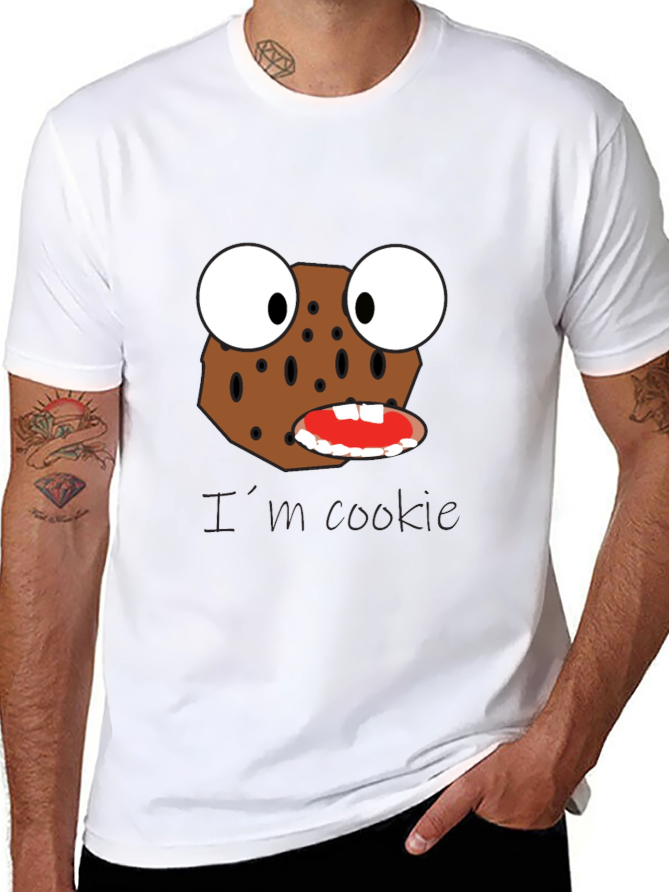 Im Cookie T-Shirt: Funny Cartoon Graphic Tee