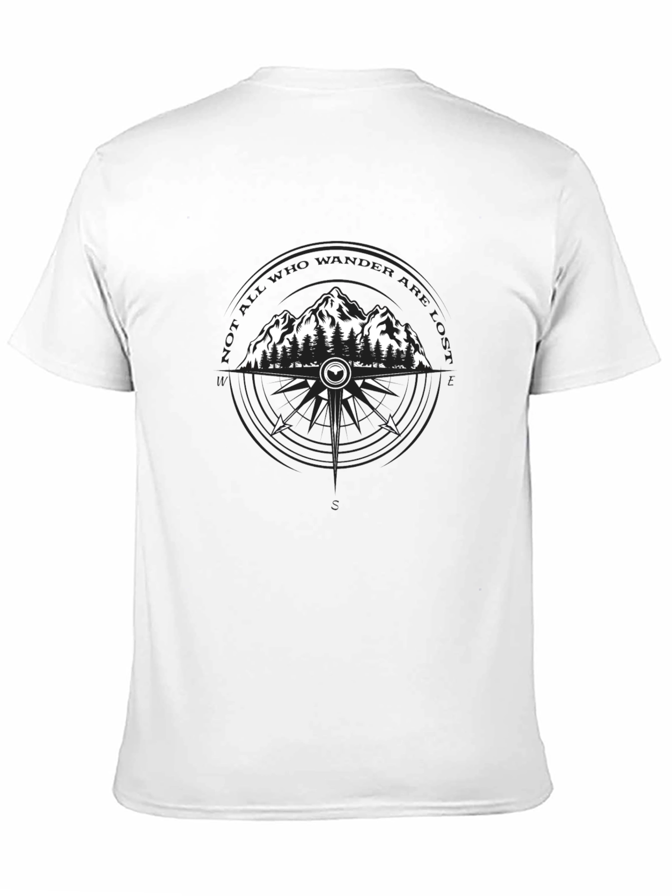 Wanderlust Compass T-Shirt - Adventure Awaits!