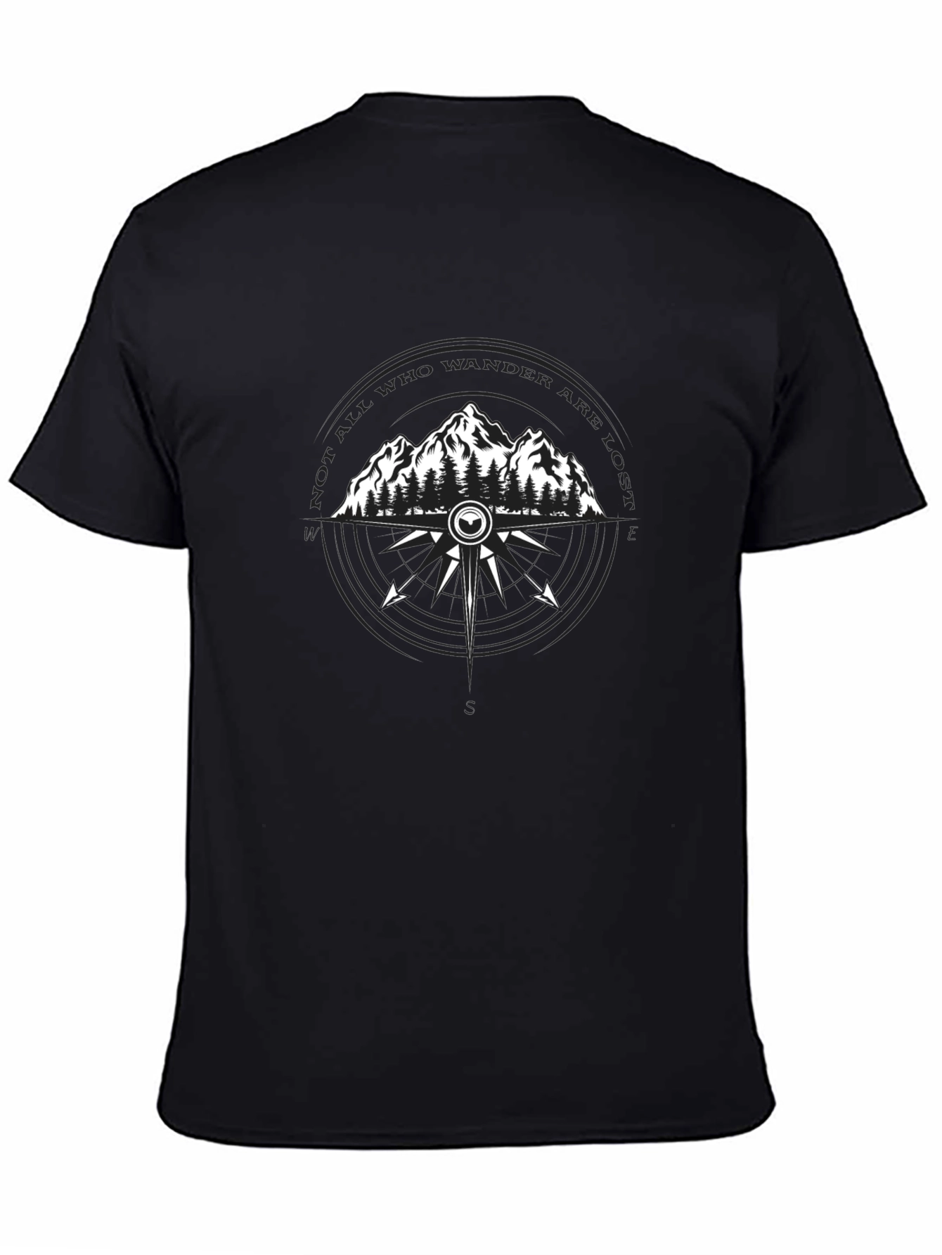 Wanderlust Compass T-Shirt - Adventure Awaits!